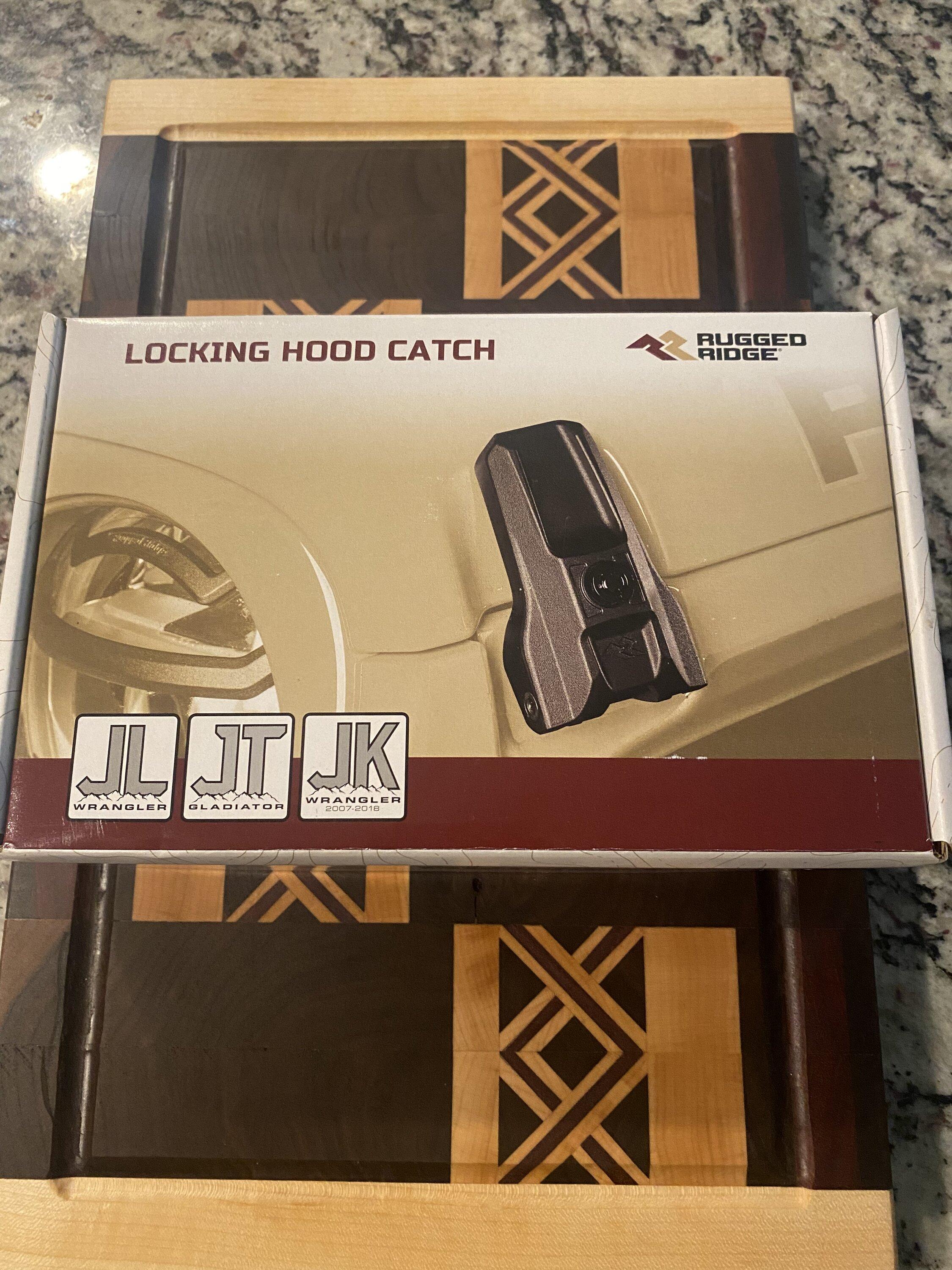 Jeep Gladiator Installation and Review: Rugged Ridge Locking Hood Catch 4F2D9002-56DD-4809-AAE5-0020DE64C2FF