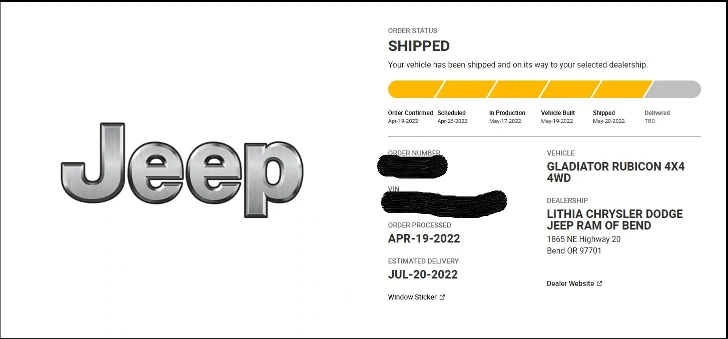 Jeep Gladiator Just Ordered? Check in HERE! JEEP