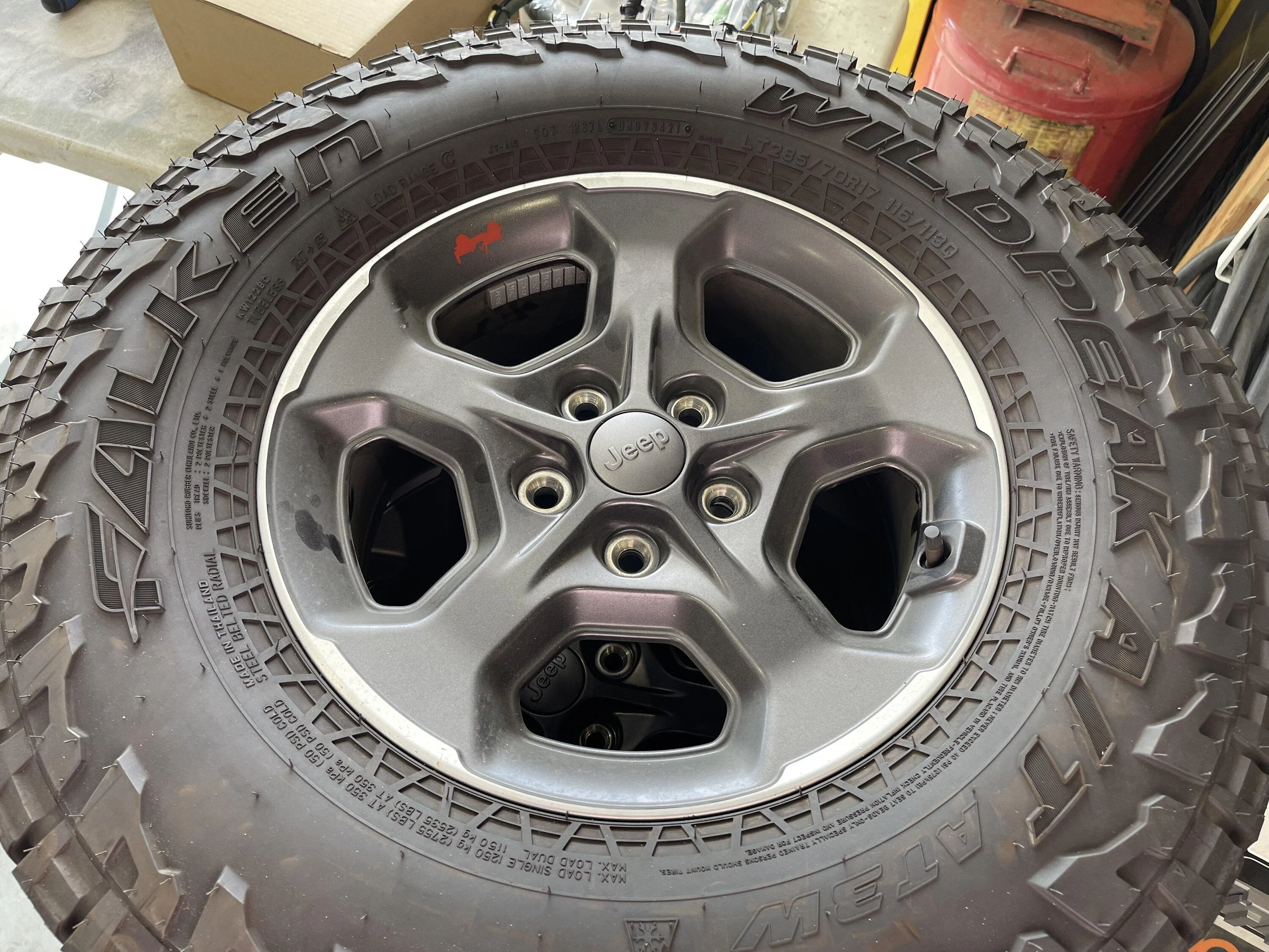 Jeep Gladiator 2022 JT Rubicon Takeoffs Falken Wildpeak A/T 285/70r17 Spare included A9AD16F3-9AF1-45AC-A5D7-352AC64D7D48