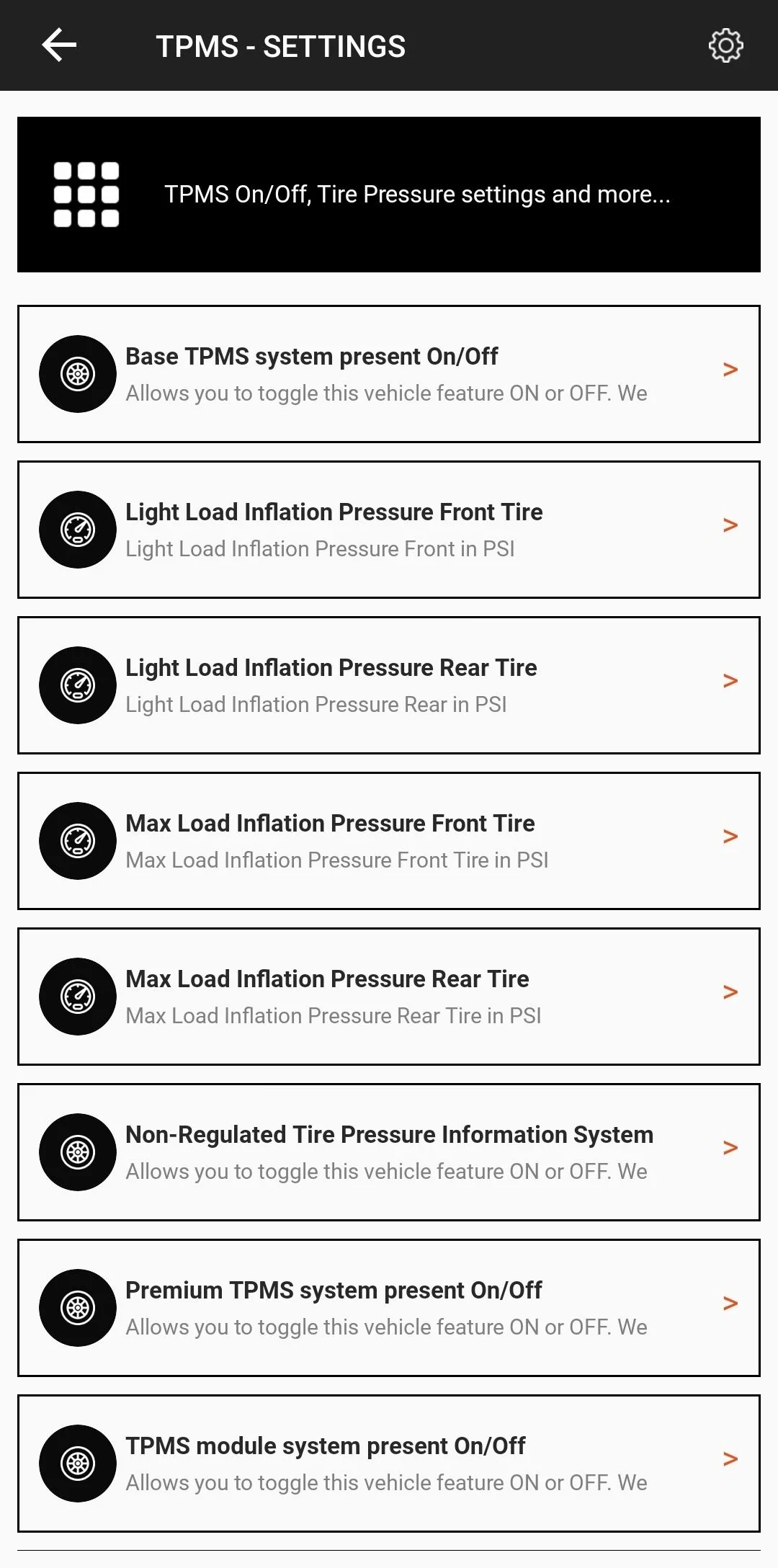 Jeep Gladiator Nanny-State Tire Pressure warnings Screenshot_20220624-095322_OBD JScan