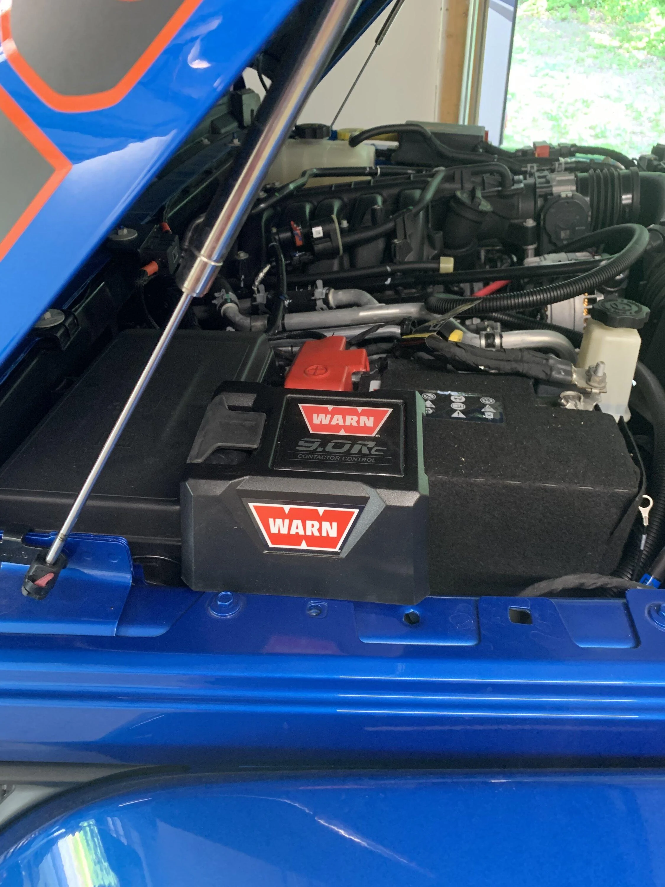 Jeep Gladiator Install 9000 lb. Warn winch on Mojave  plastic bumper, record time and zero sag! DDE75B18-A34D-4D13-AF10-94F71BCFCD1C