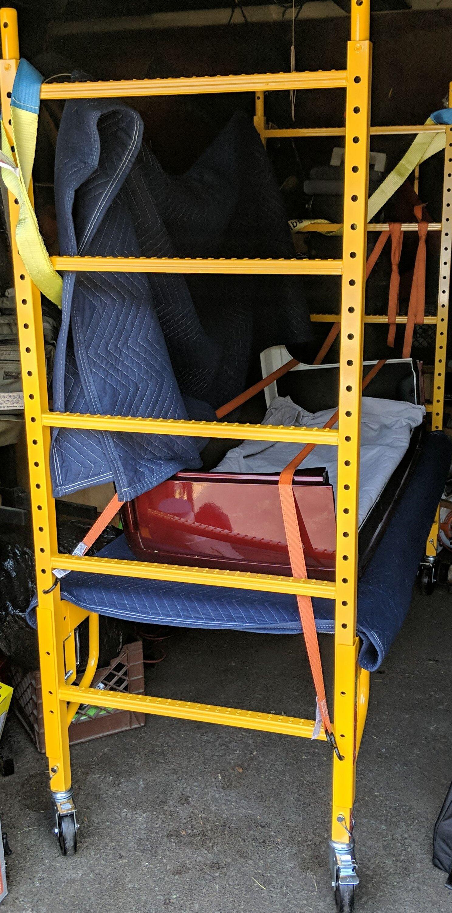 Jeep Gladiator Scaffold for hard top removal and storage IMG_20220626_113926