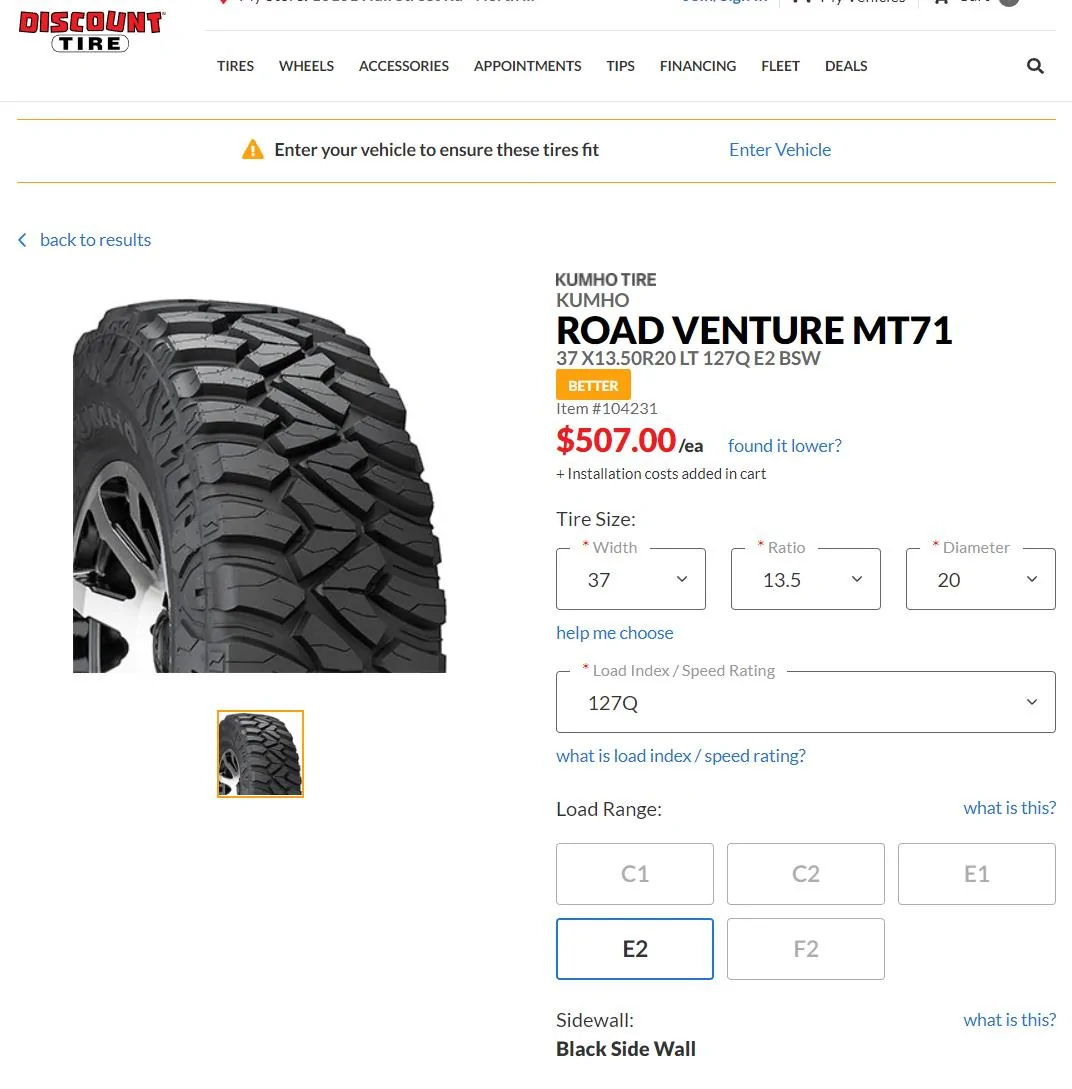 Jeep Gladiator Anyone Running 37s on 20s? Here's a Possible Deal tires