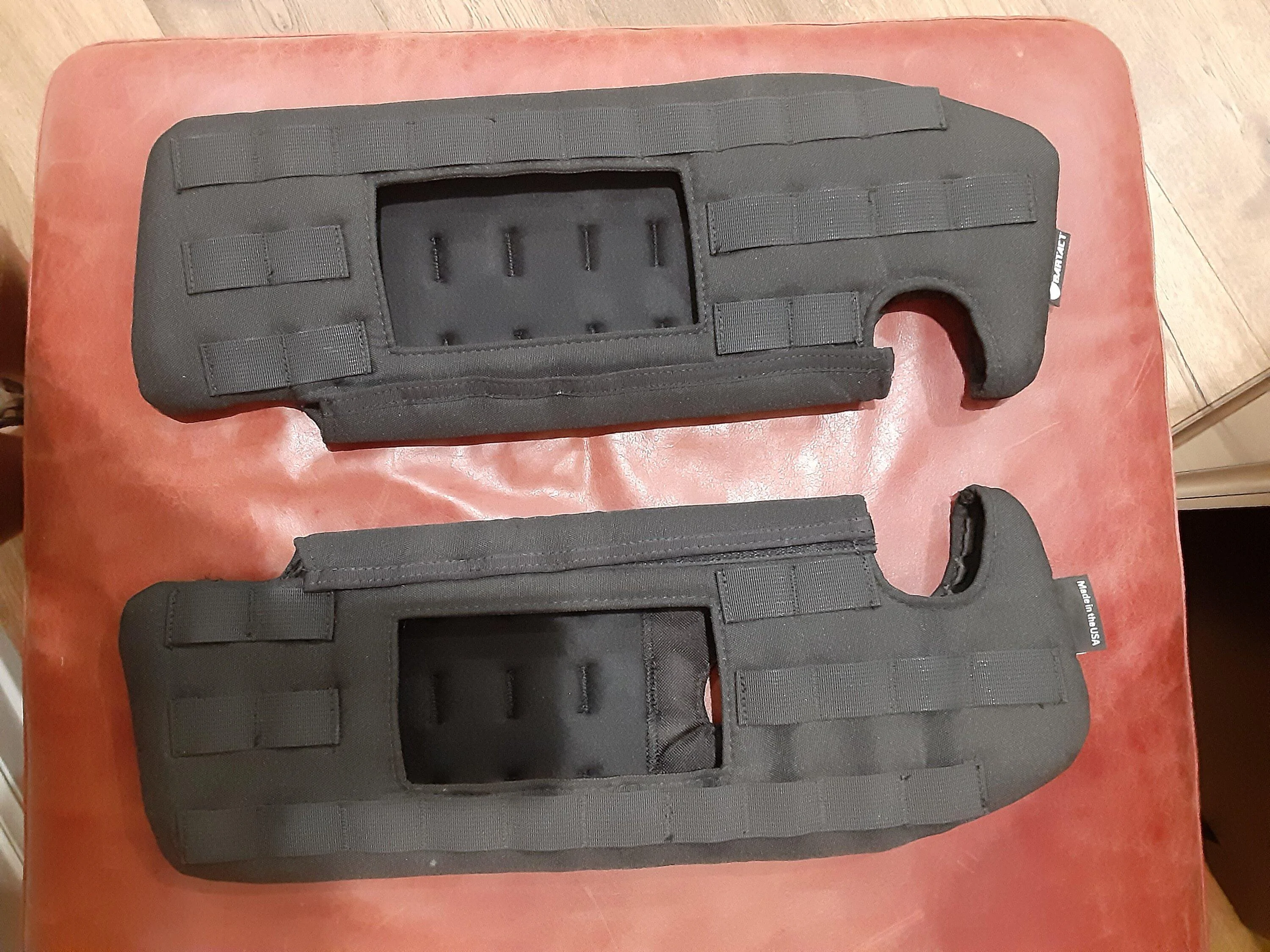 Jeep Gladiator Bartact Black Molle Visor Covers w/ garage opener and mirror cutouts $45 free shipping 20220626_190913