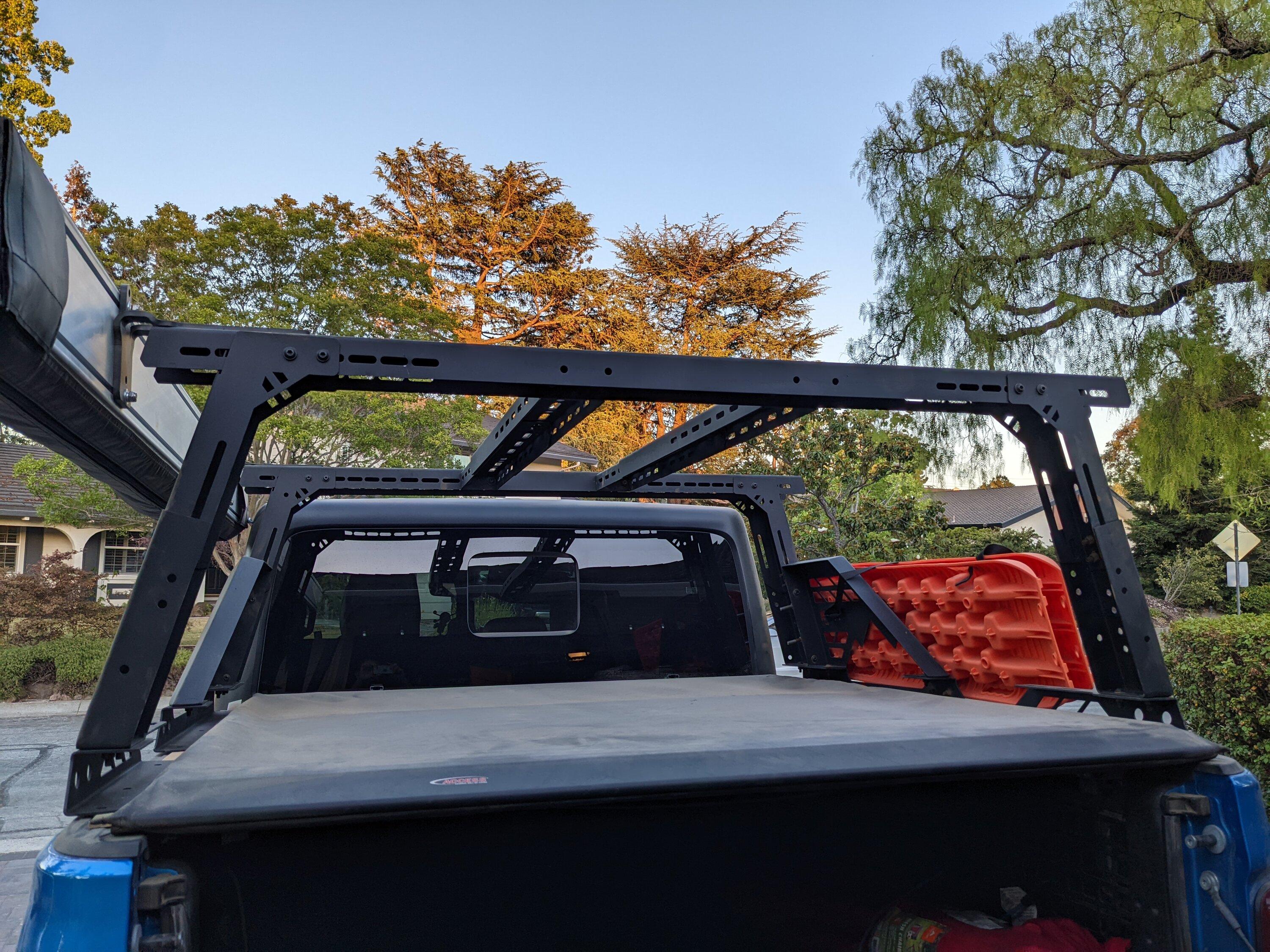 Jeep Gladiator Tuwa Pro Modular Moab bed rack PXL_20220627_031332471