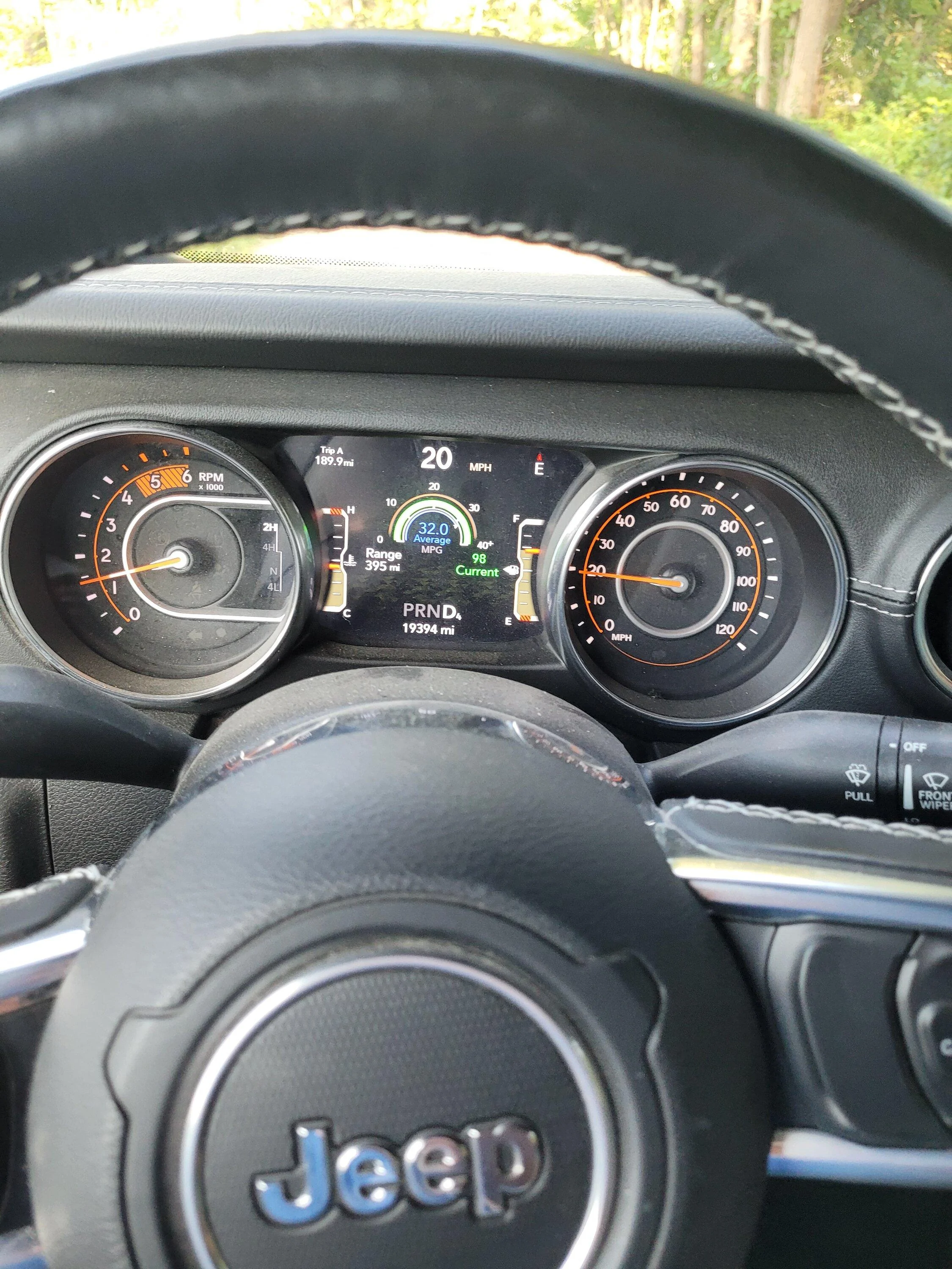 Jeep Gladiator Who's got my fuel mileage beat? 20220625_182451