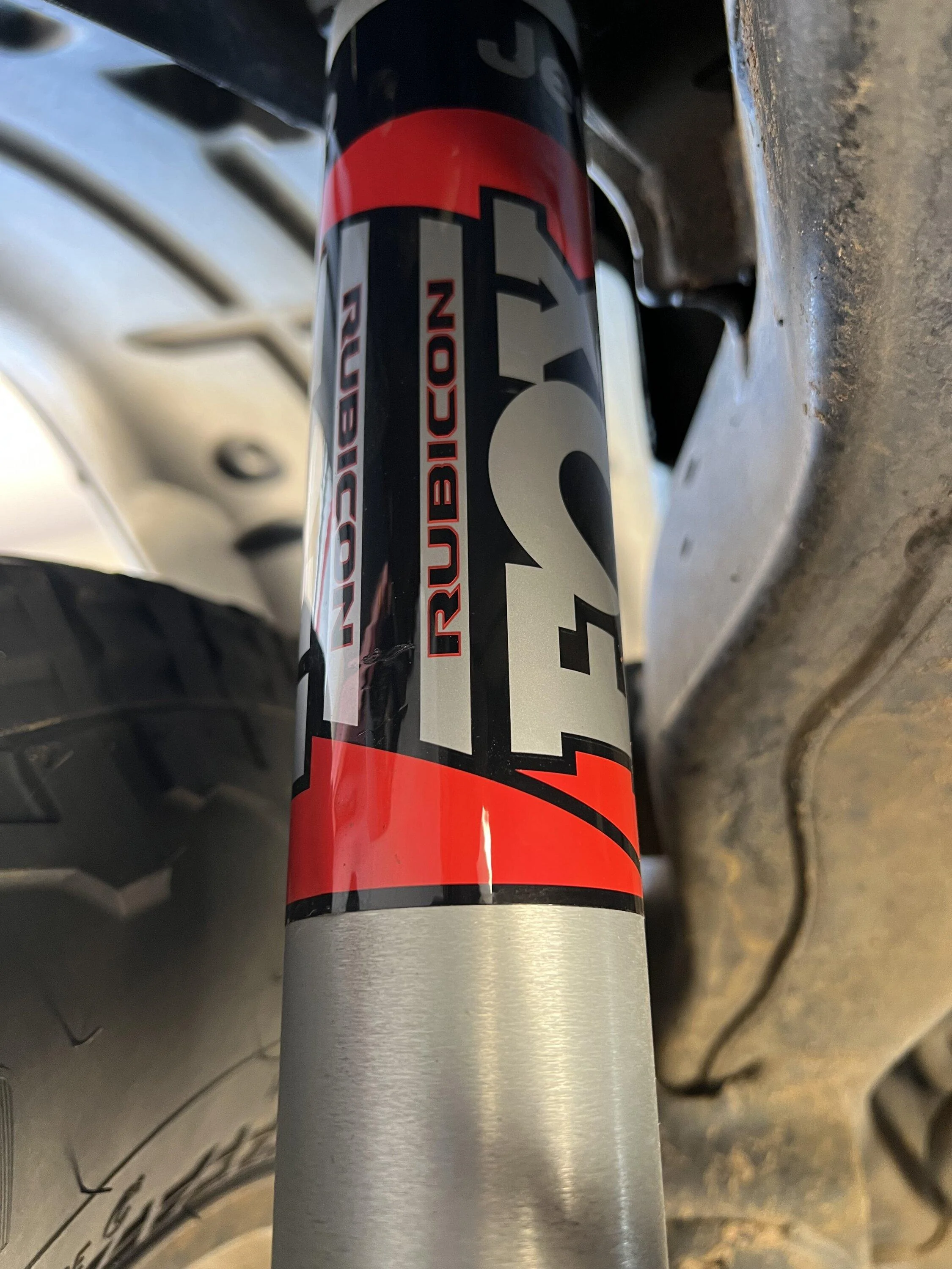 Jeep Gladiator Your stock Rubicon diesel JT bottoming out? Here’s the fix!! rearshock2