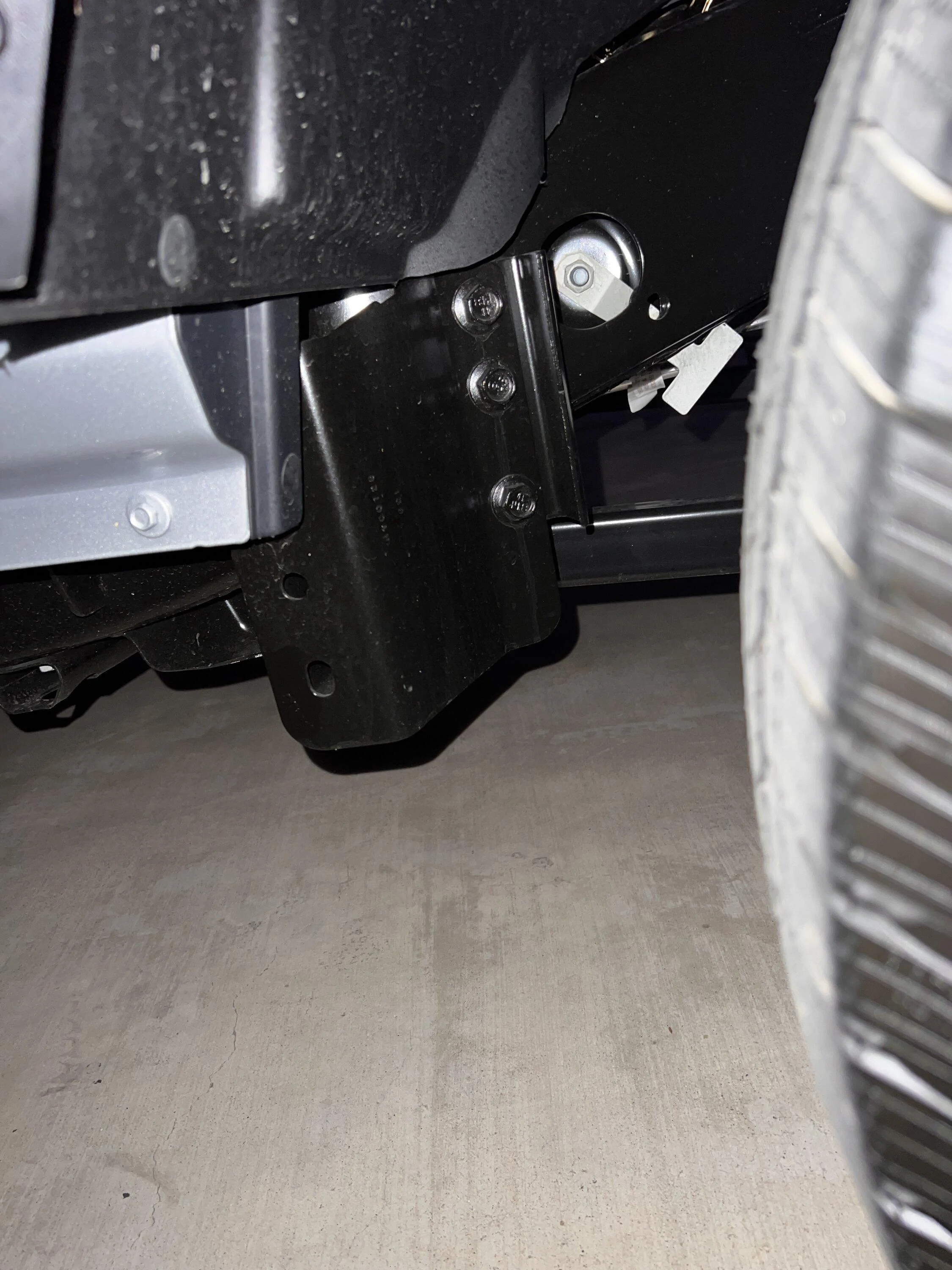 Jeep Gladiator weird metal piece passenger side frame IMG_7926