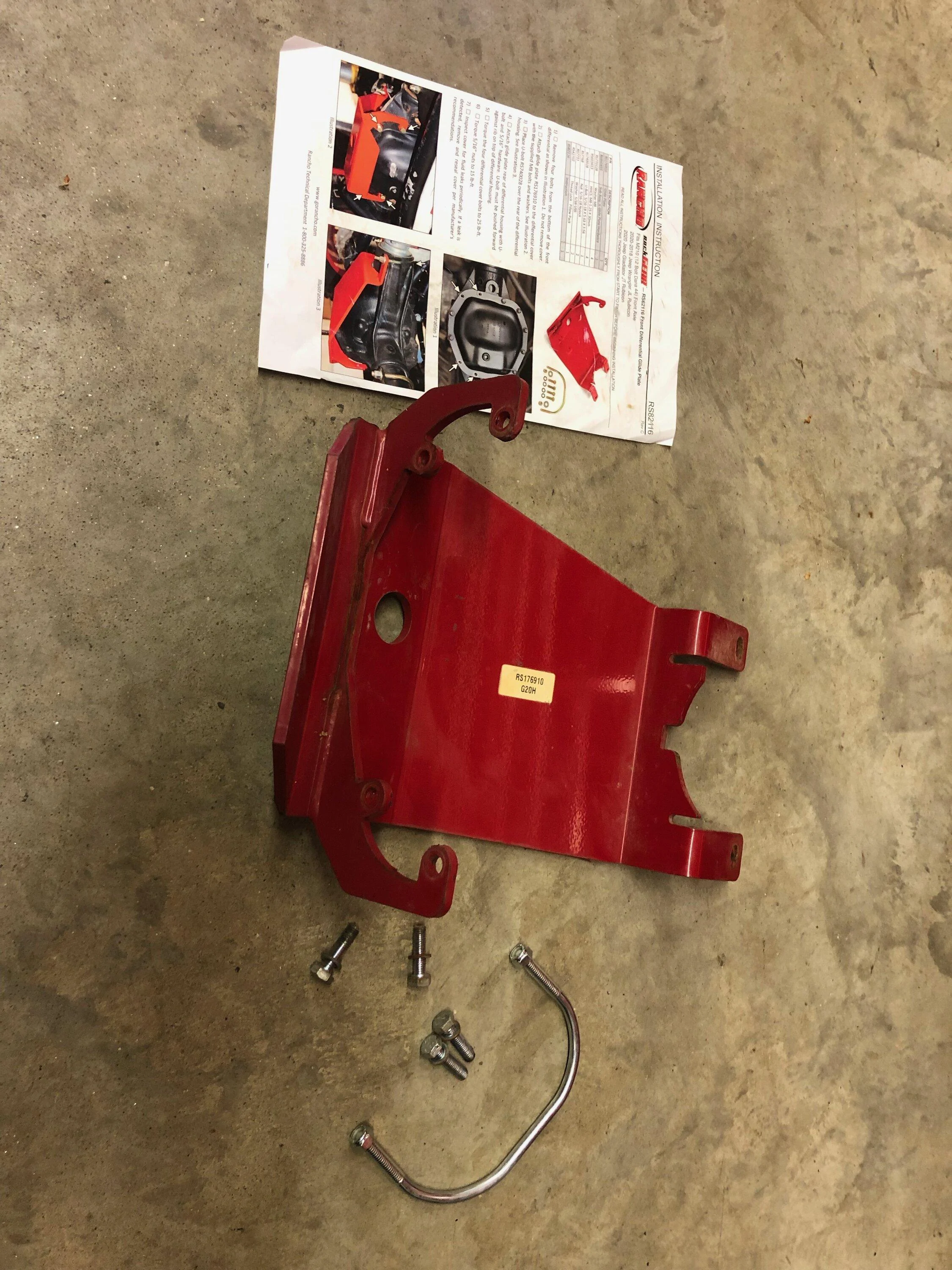 Jeep Gladiator Rancho Differential Sliders/Skids IMG_3983