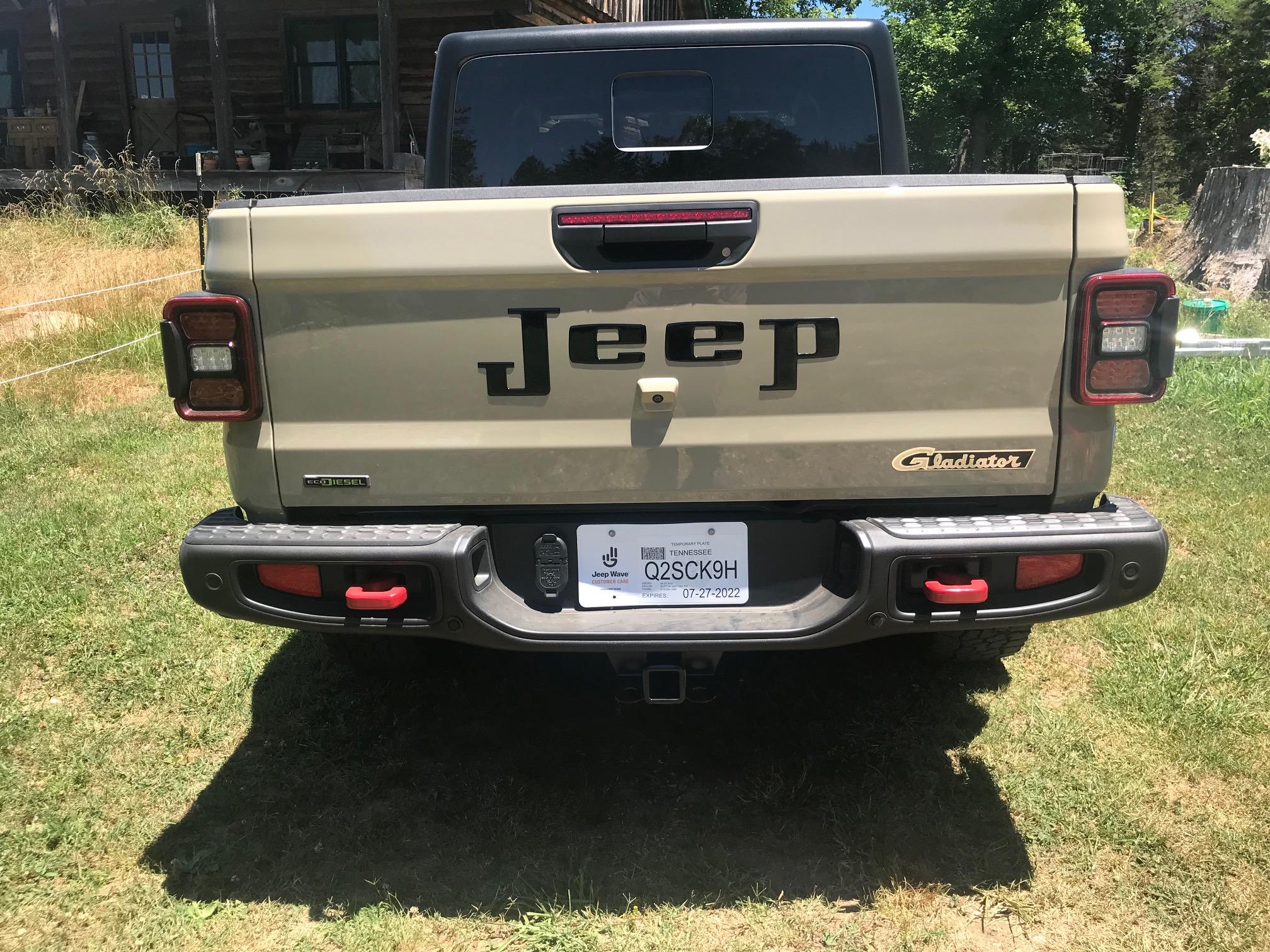 Jeep Gladiator Another tailgate lettering alternative. Tailgate1