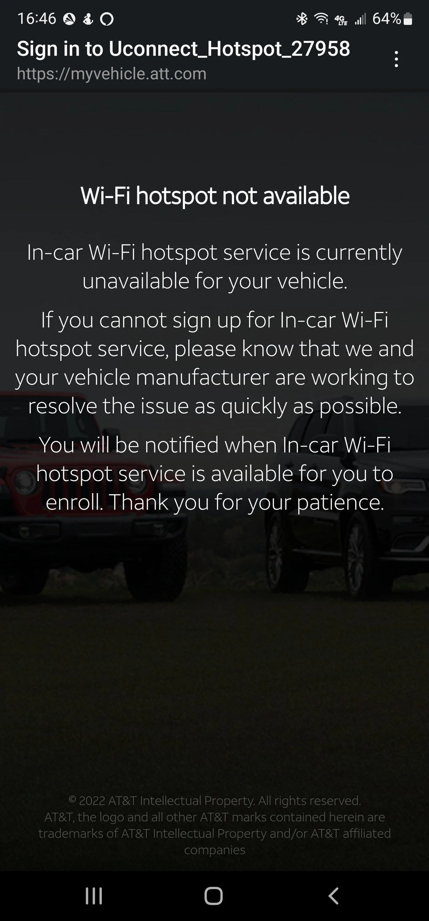 Jeep Gladiator Need some Hotspot help... Screenshot_20220629-164647_CaptivePortalLogin