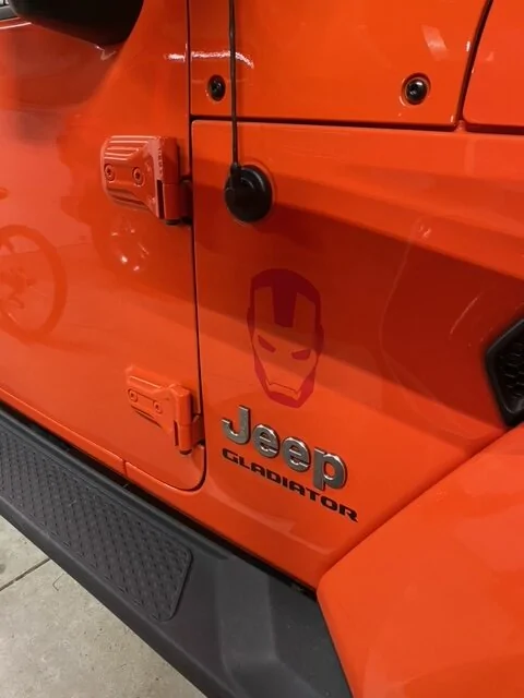 Jeep Gladiator Another tailgate lettering alternative. IronManDecal
