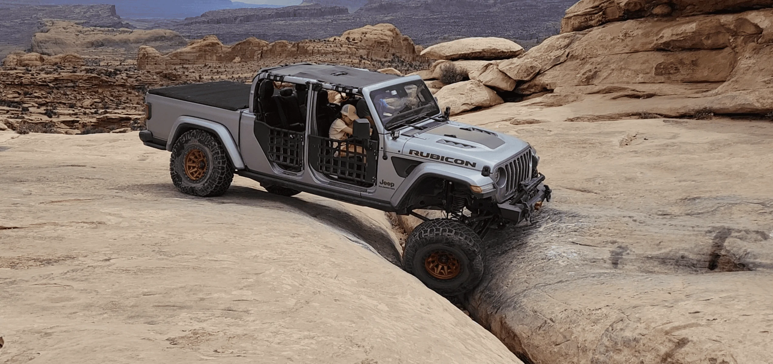 Jeep Gladiator First Time in Moab...it was amazeballs Crack
