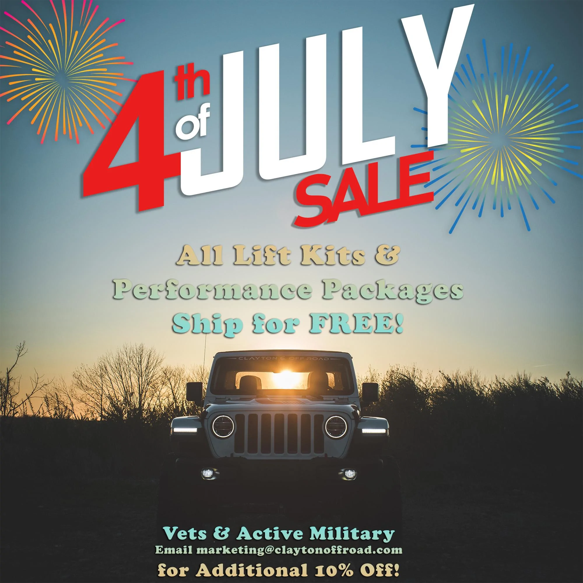 Jeep Gladiator Clayton Off Road JT Suspension Systems 4th of July 2022