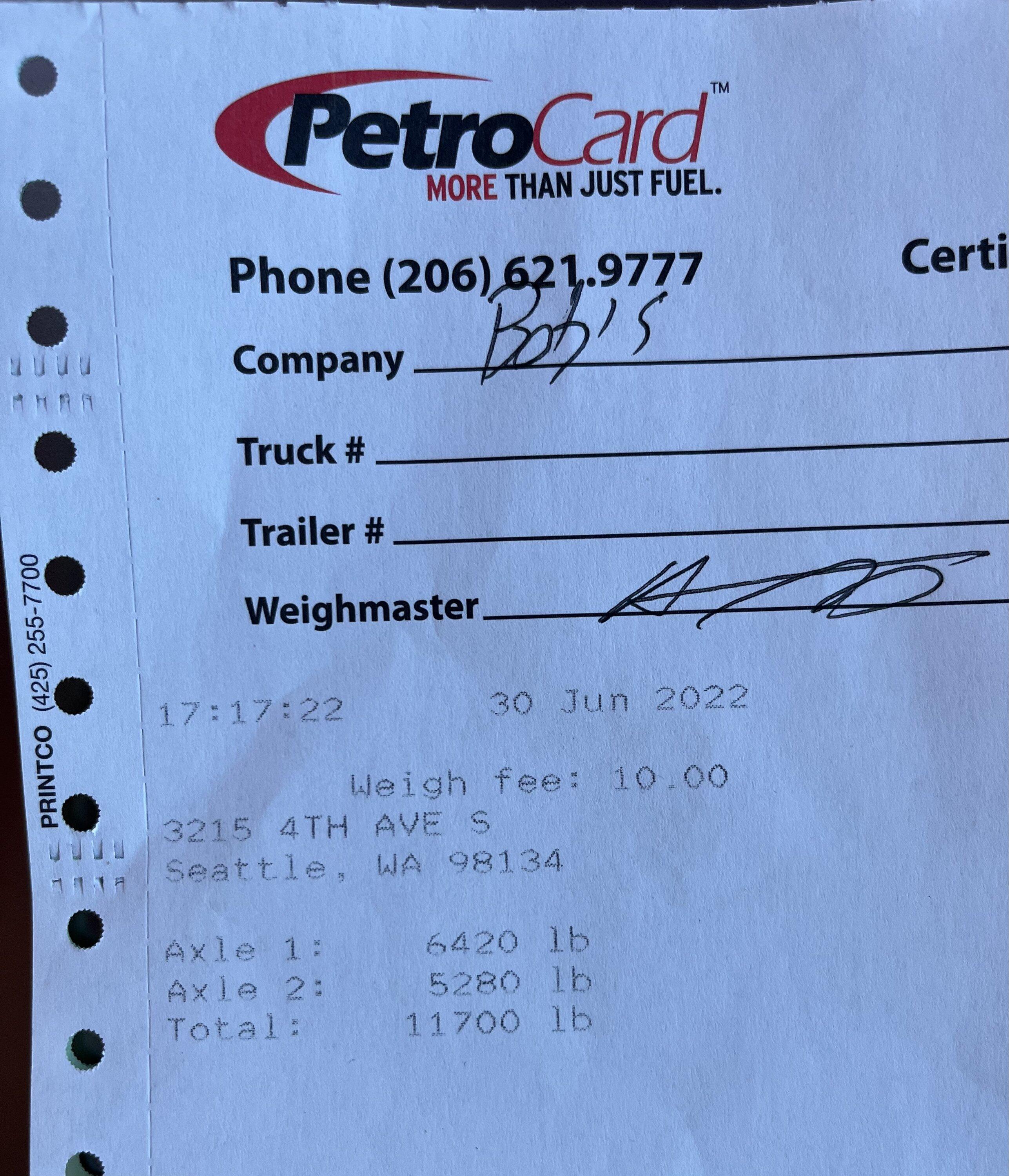 Jeep Gladiator Explain This Weight Ticket To Me, Please E023694D-CF63-4B58-9A28-60B10062FA97