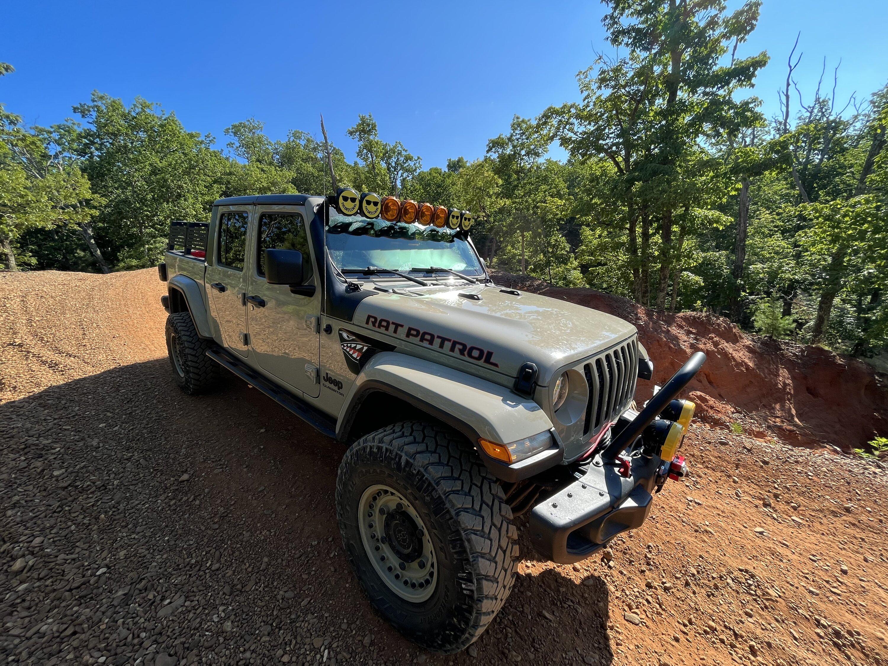 Jeep Gladiator Heading out on the road IMG_6845