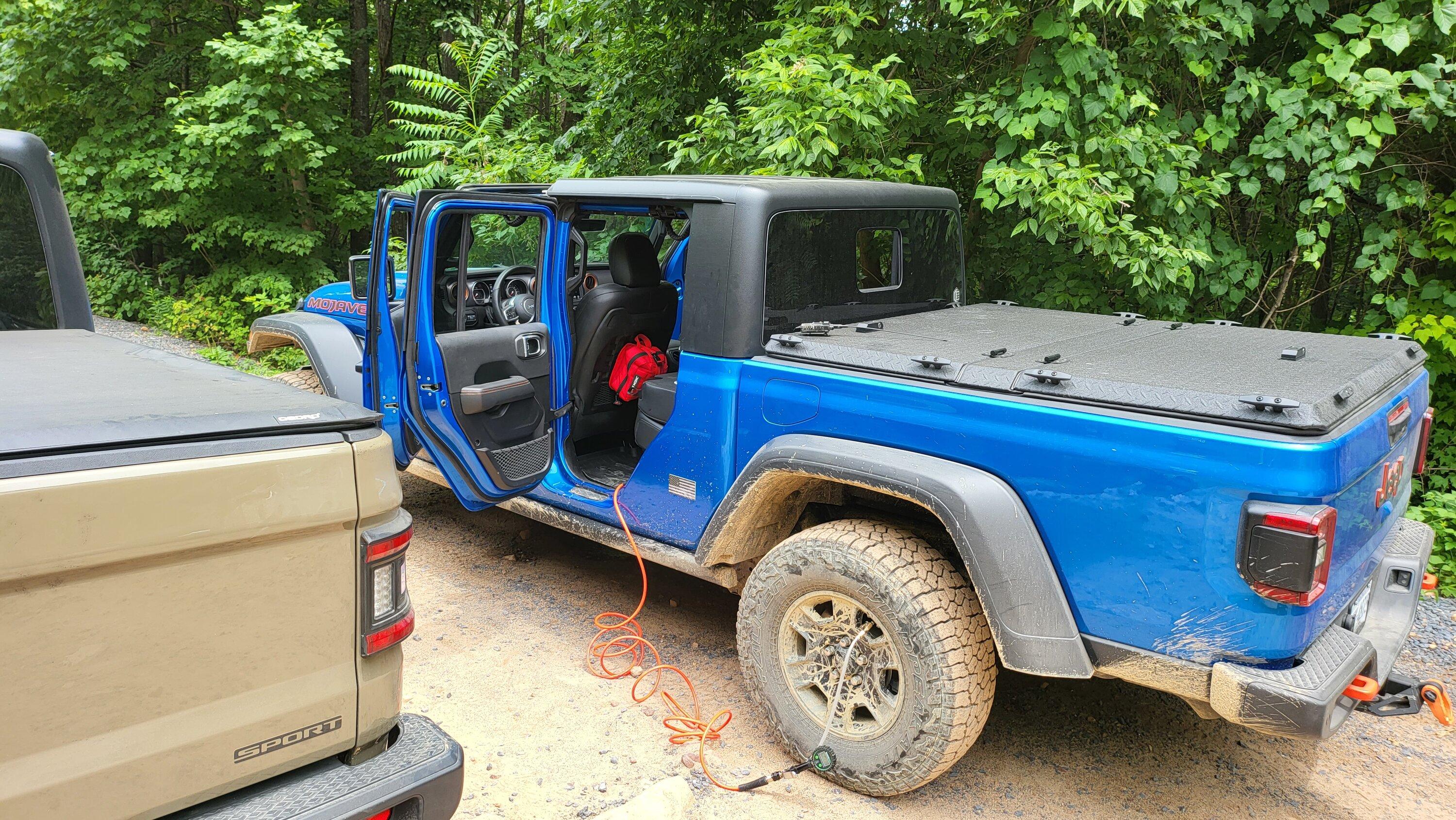 Jeep Gladiator Peter's Mill Run 7/2/22 20220702_141405