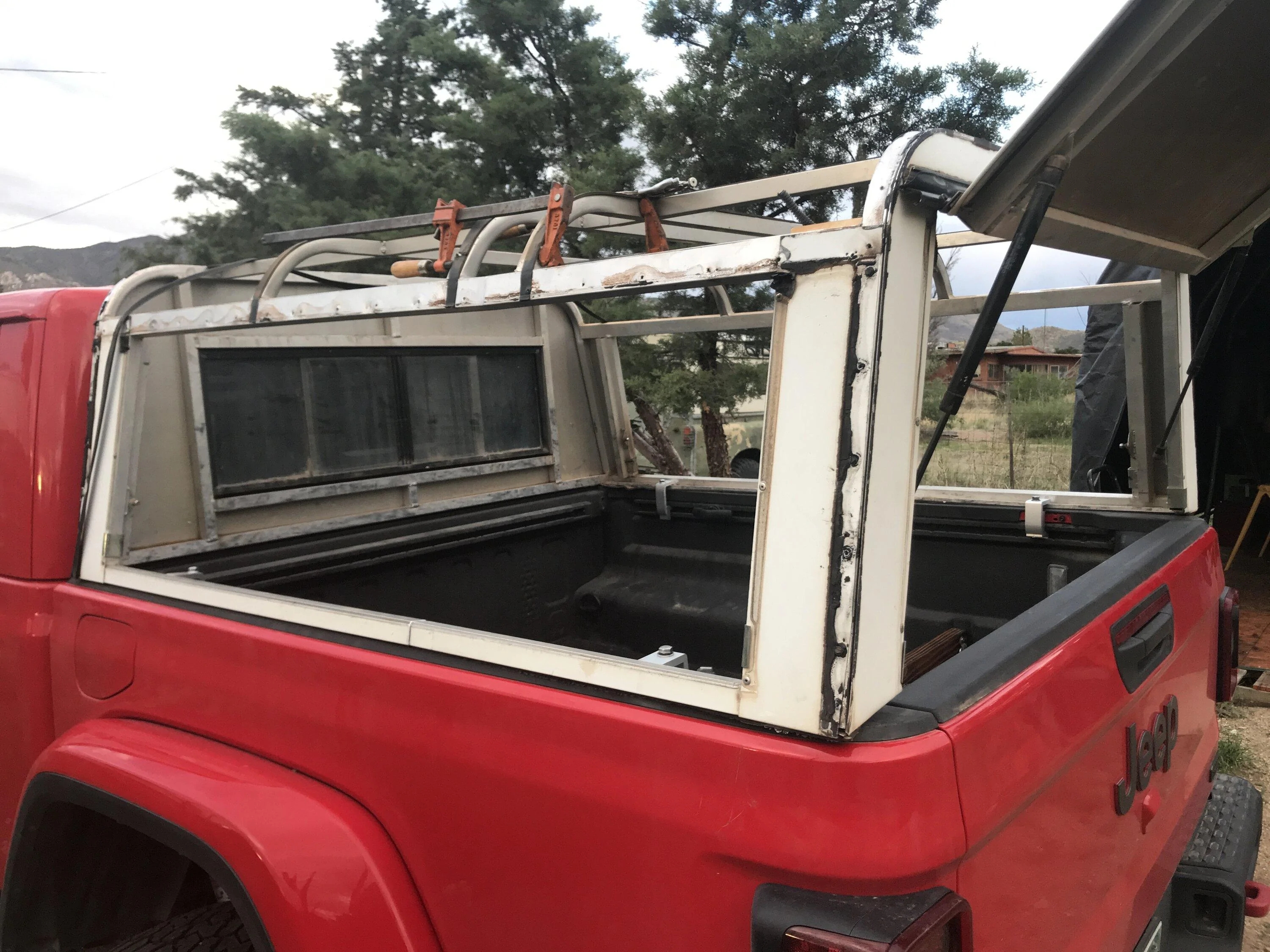 Jeep Gladiator Operation  "Cheap topper": Warning... this is in process... IMG_4884[1]