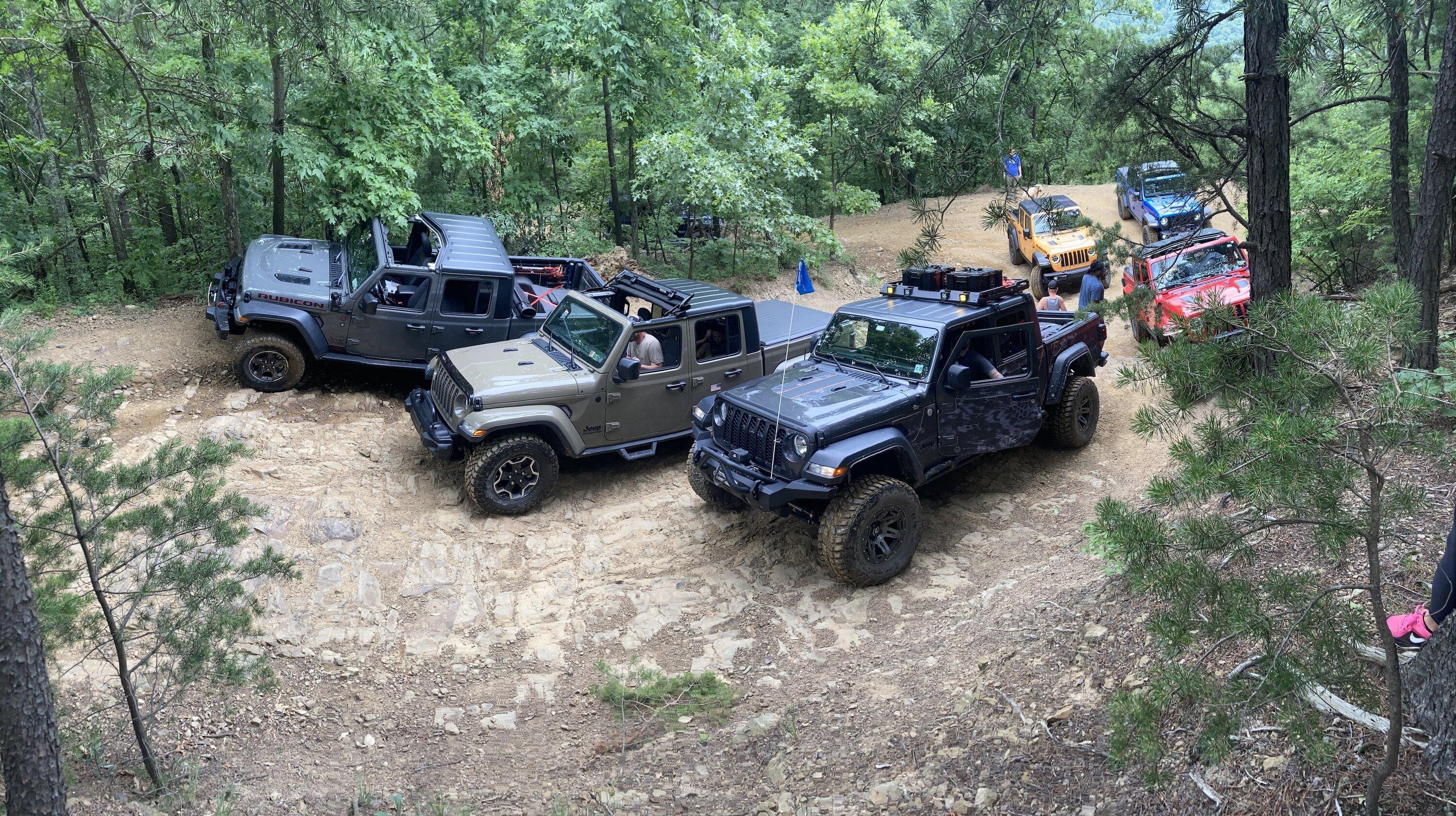 Jeep Gladiator Peter's Mill Run 7/2/22 IMG_2033