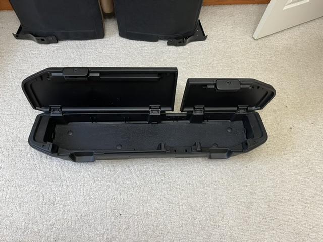 Jeep Gladiator Rear OEM Under Seat Storage Container 3BF03001-8097-47D9-9E89-35AF1CE3369B