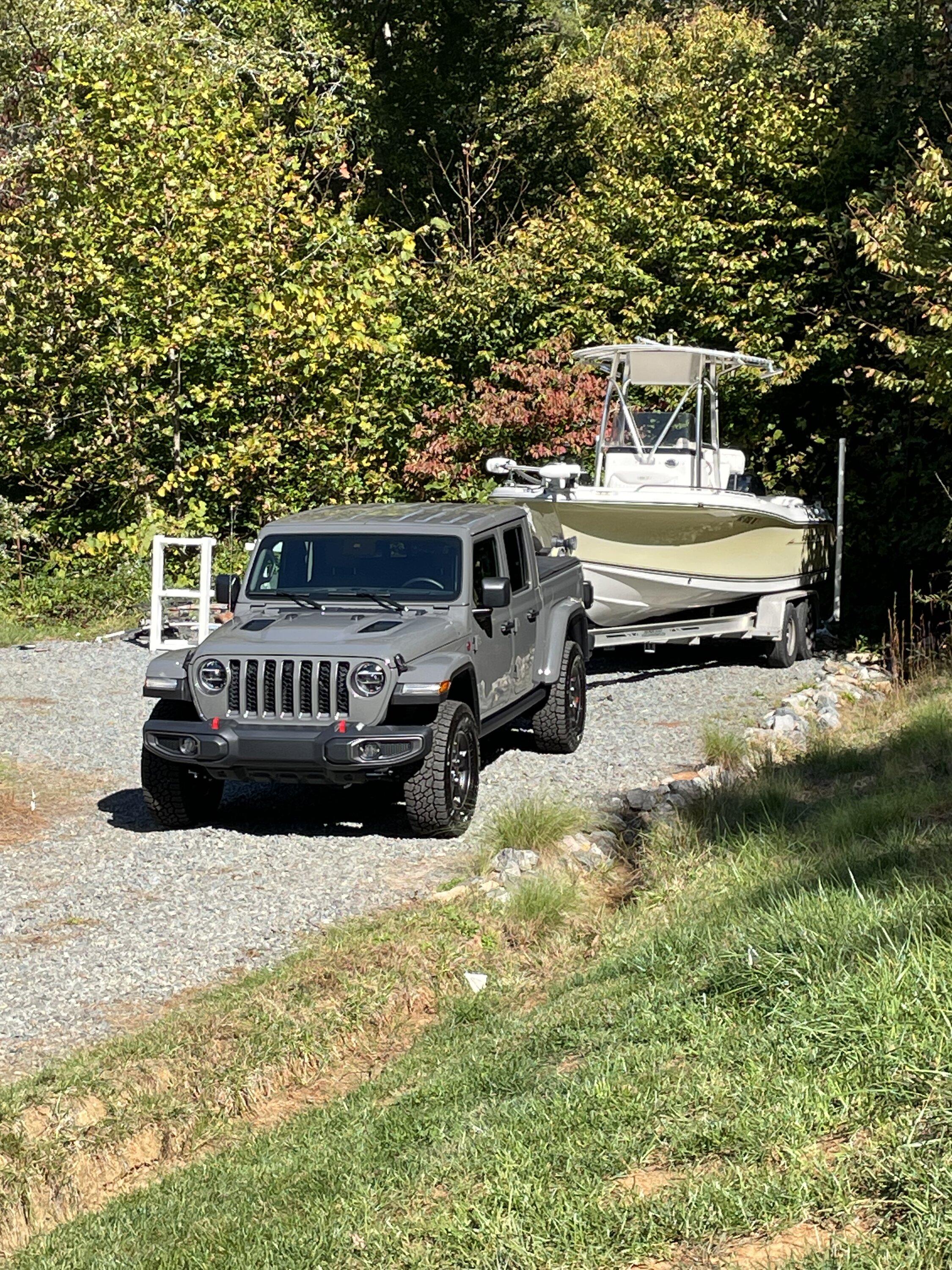 Jeep Gladiator Let's see the boats you’re towing with your Gladiator 7FBF3C9B-911E-4B4C-9BE2-A77C123343CB
