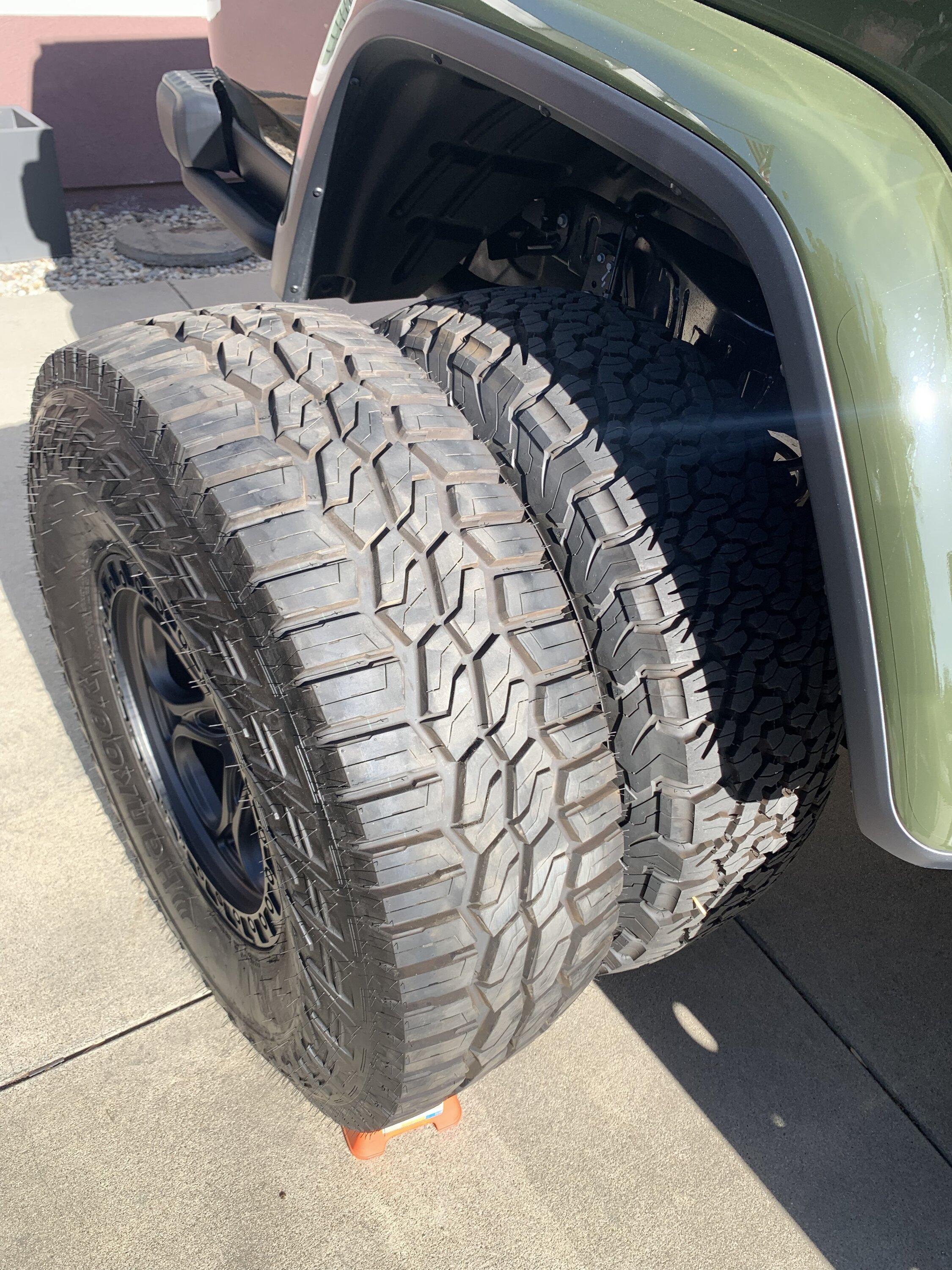 Jeep Gladiator Taking the plunge on wheels and tires. Holy moly… 0E31ED22-9340-45DD-950E-84C2E5F904C2