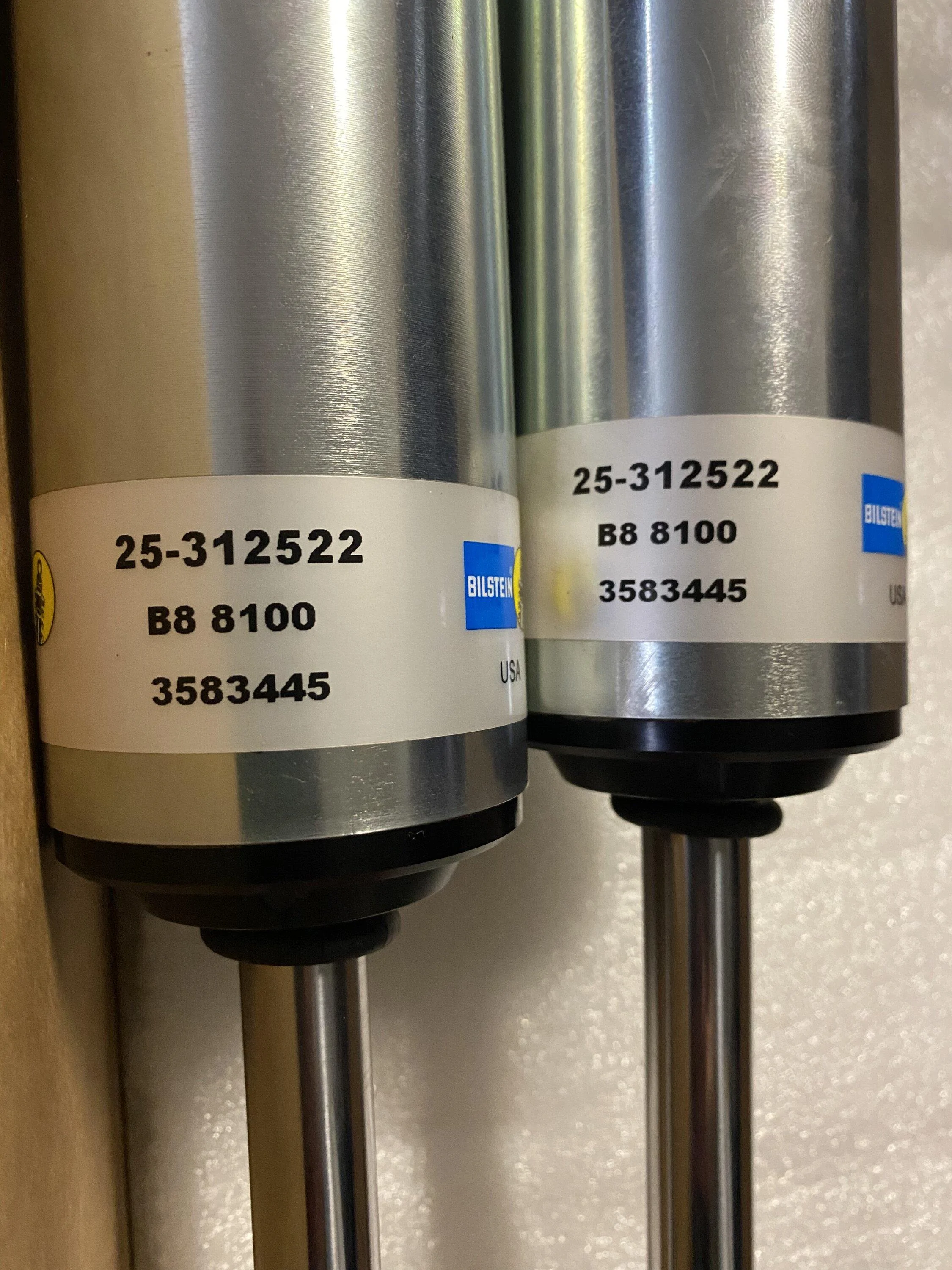 Jeep Gladiator Bilstein 8100 shocks for Gladiator 9132D200-E5CF-47D4-A661-071407040B90
