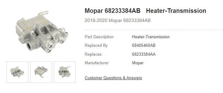 Jeep Gladiator FCA Canada voids transmission warranty for using AMSOIL. 1656992390886
