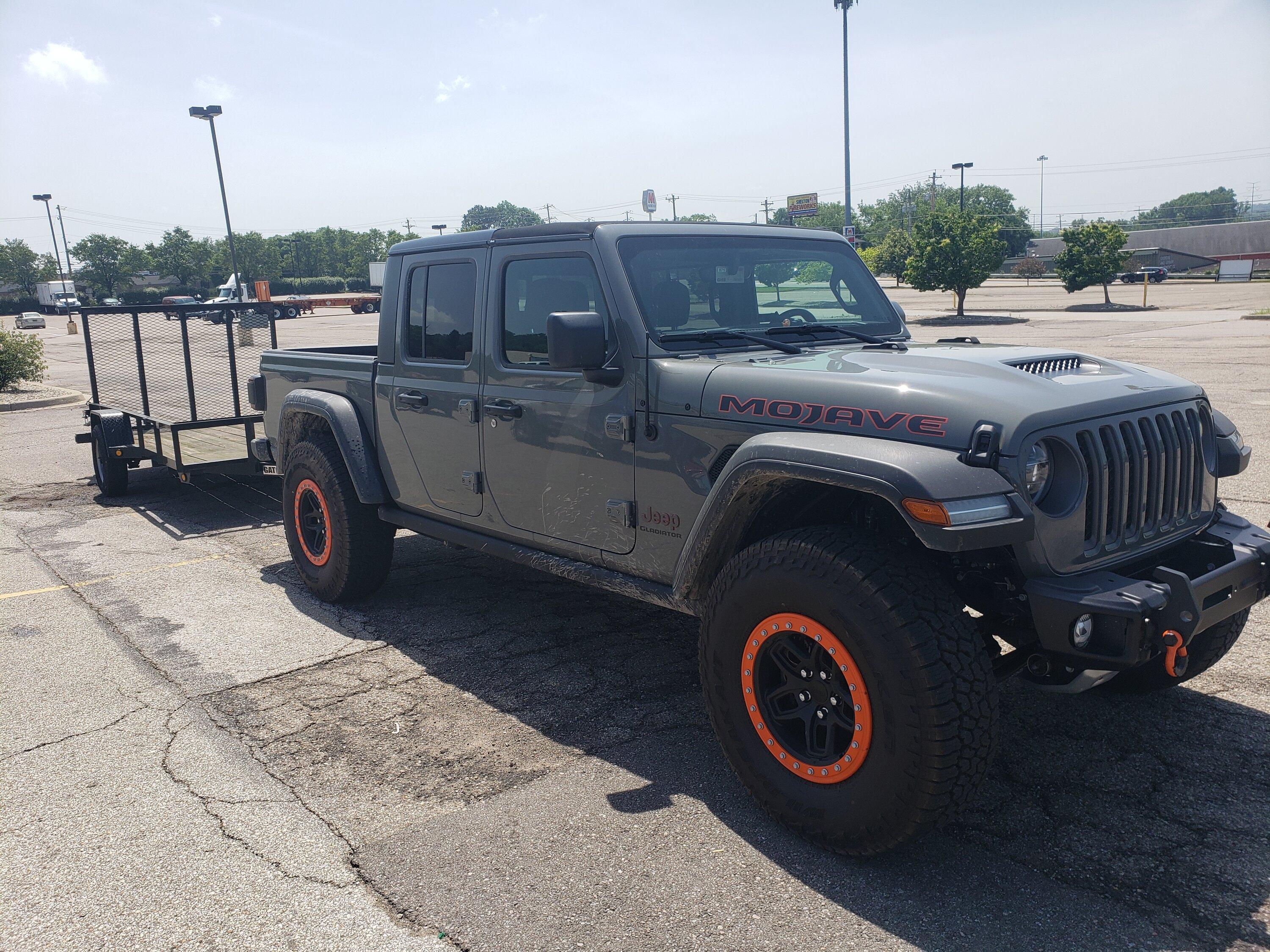 Jeep Gladiator Taking the plunge on wheels and tires. Holy moly… 20220614_120927
