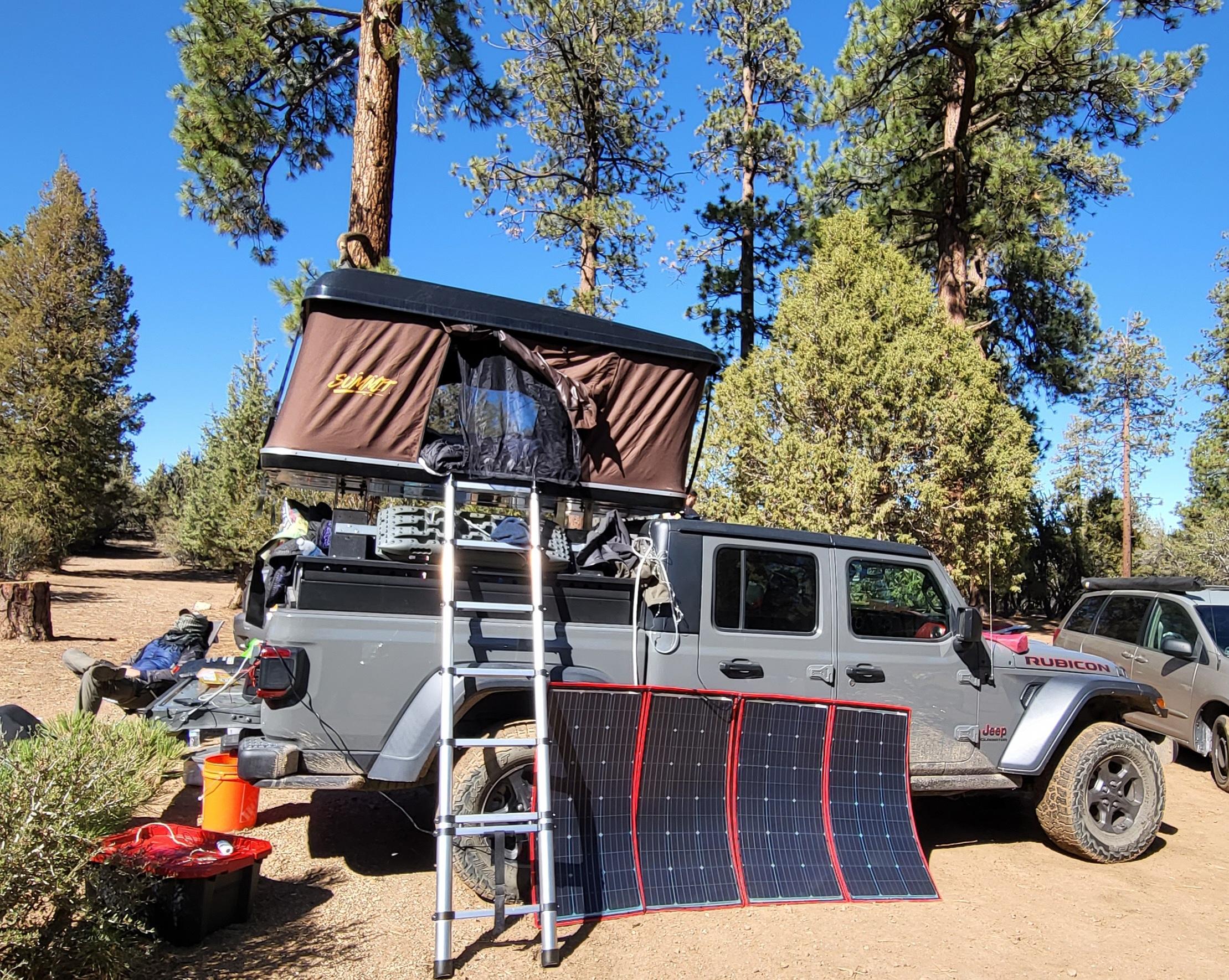 Jeep Gladiator Ace bed rack and hardshell rtt. 20211009_142045