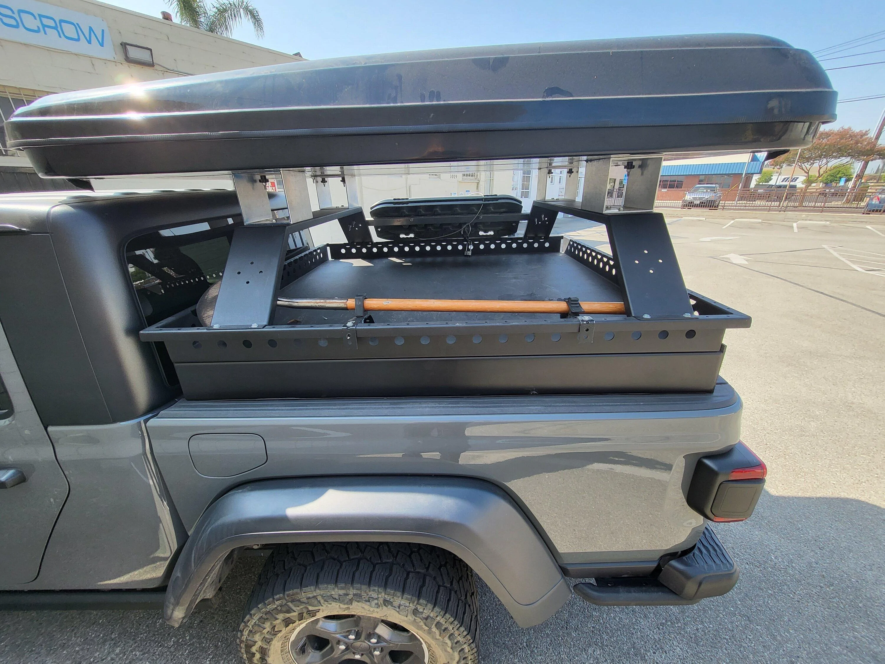 Jeep Gladiator Ace bed rack and hardshell rtt. 20210908_103722