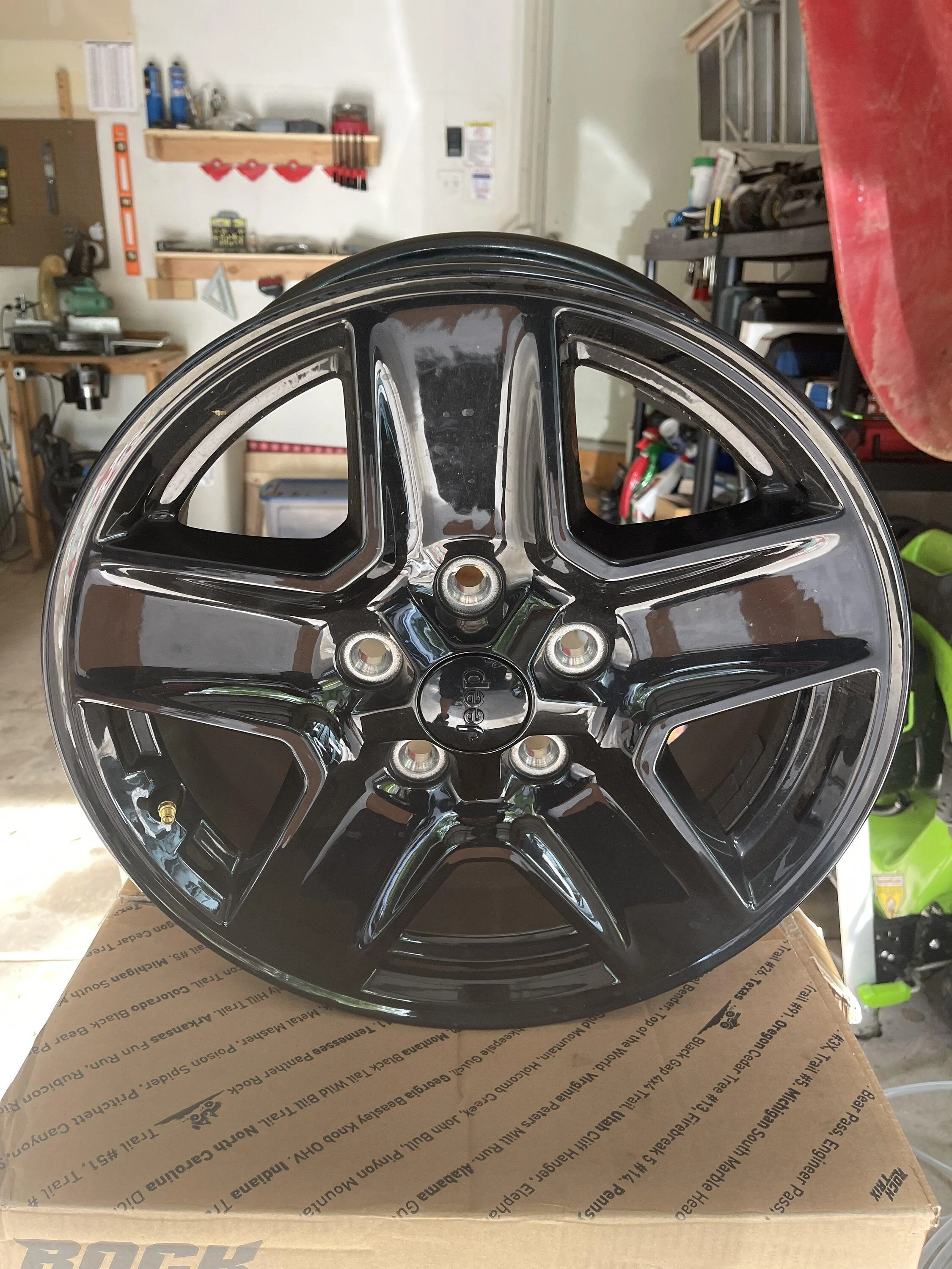 Jeep Gladiator Mopar Black Sport S Wheels (Set of 4) $400 CC9792F6-34CA-4D8E-B7E5-4BC6629DC532