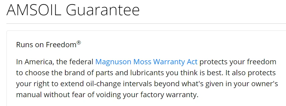Jeep Gladiator FCA Canada voids transmission warranty for using AMSOIL. 1657132772953