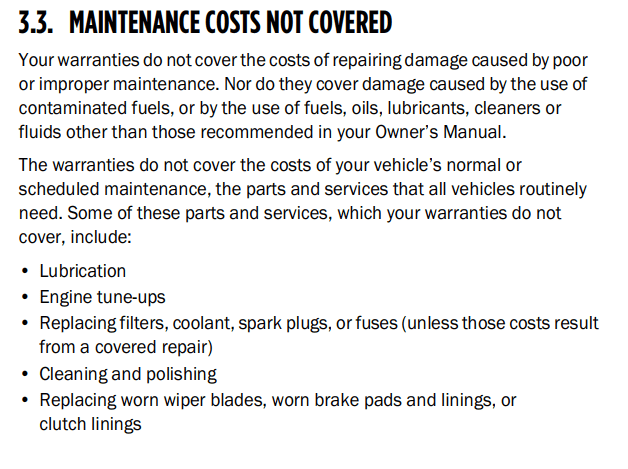 Jeep Gladiator FCA Canada voids transmission warranty for using AMSOIL. 1657134134477