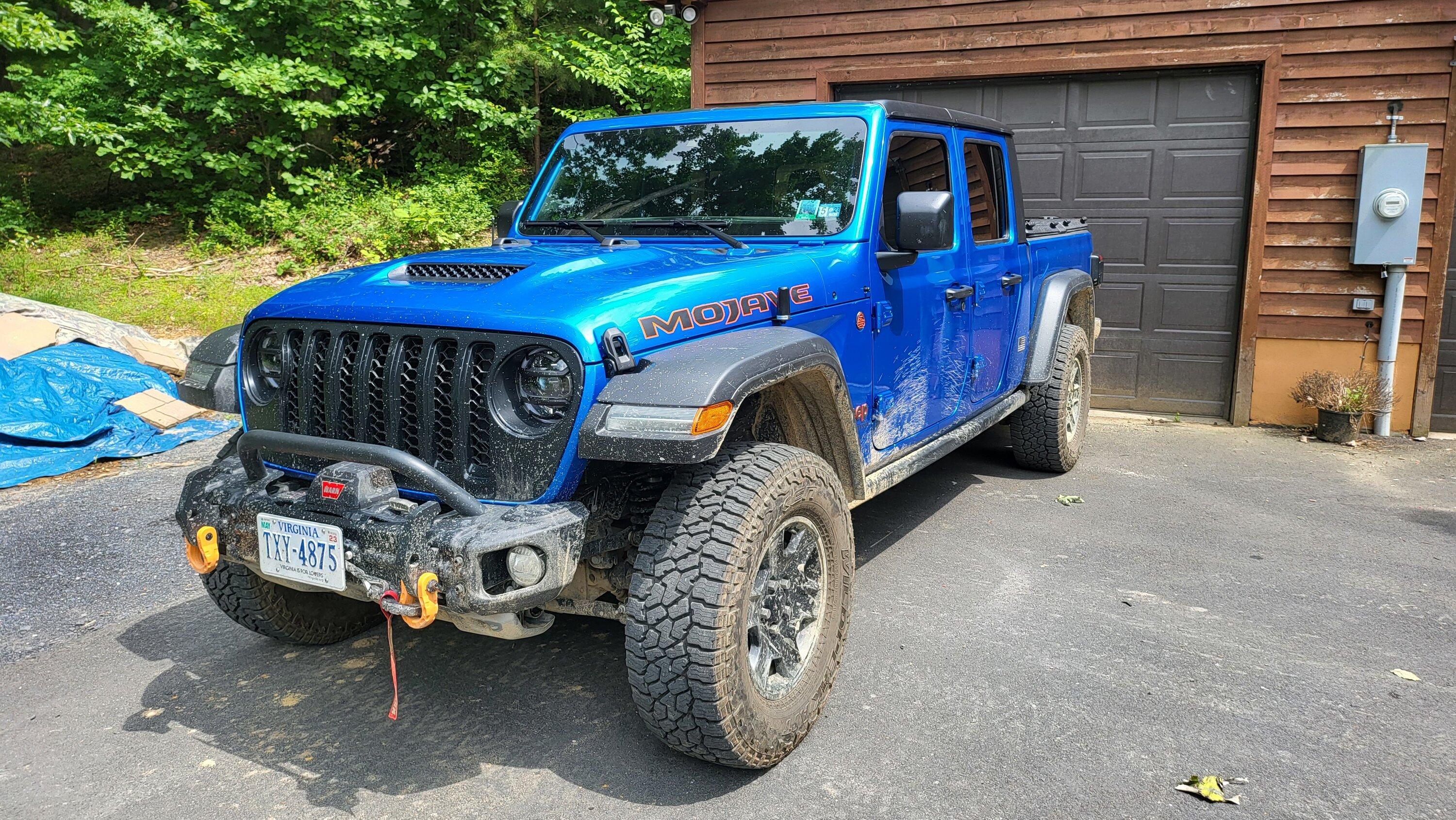 Jeep Gladiator My 2022 Hydro Blue Mojave Log - Jack of All Trades 20220706_151029