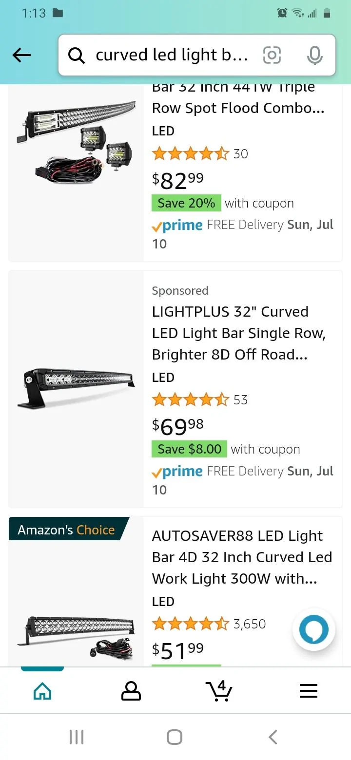 Jeep Gladiator Trail Lighting 201 Screenshot_20220708-131305_Amazon Shopping