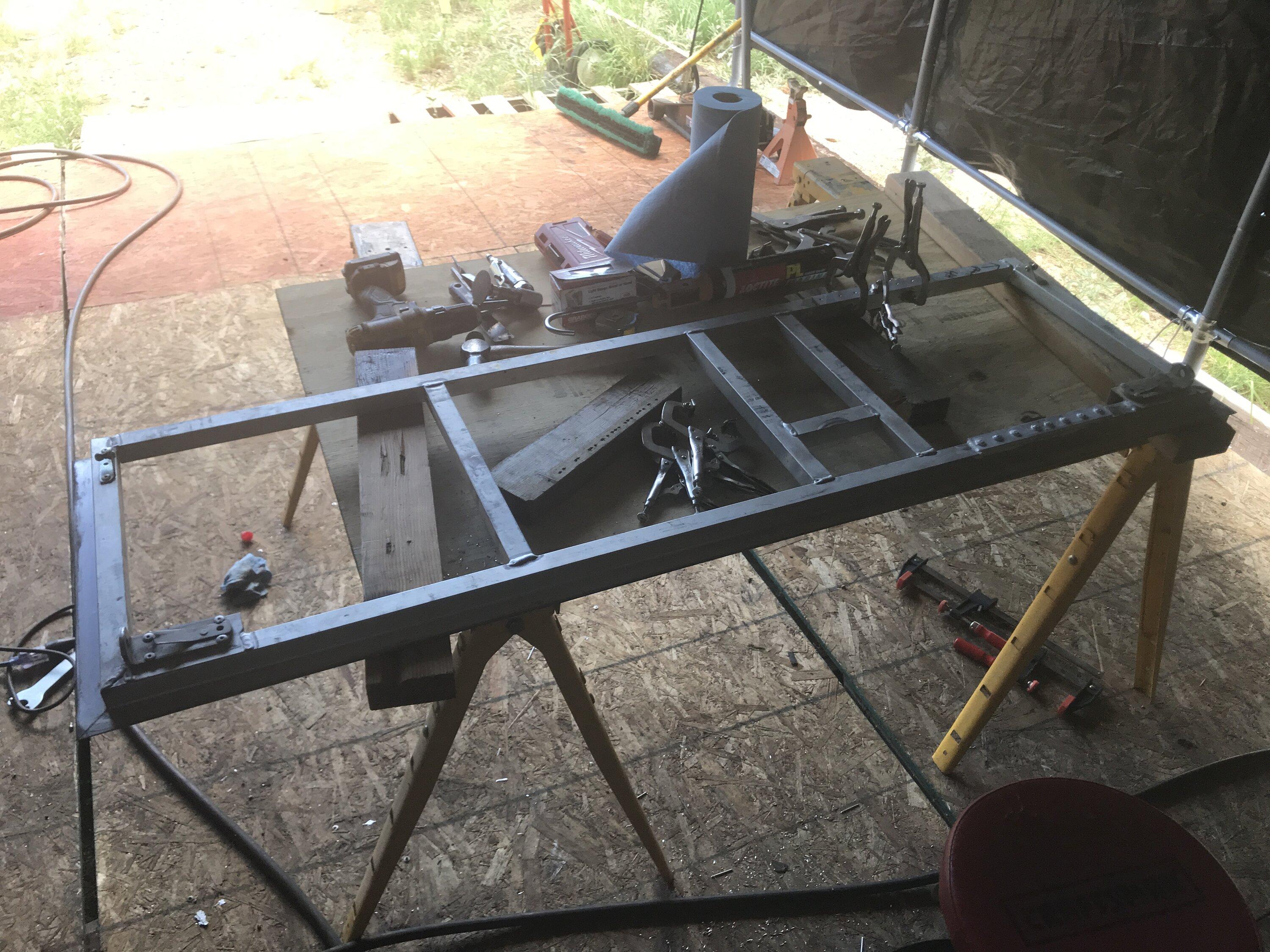 Jeep Gladiator Shortened ARE aluminum topper. IMG_4929[1].JPG
