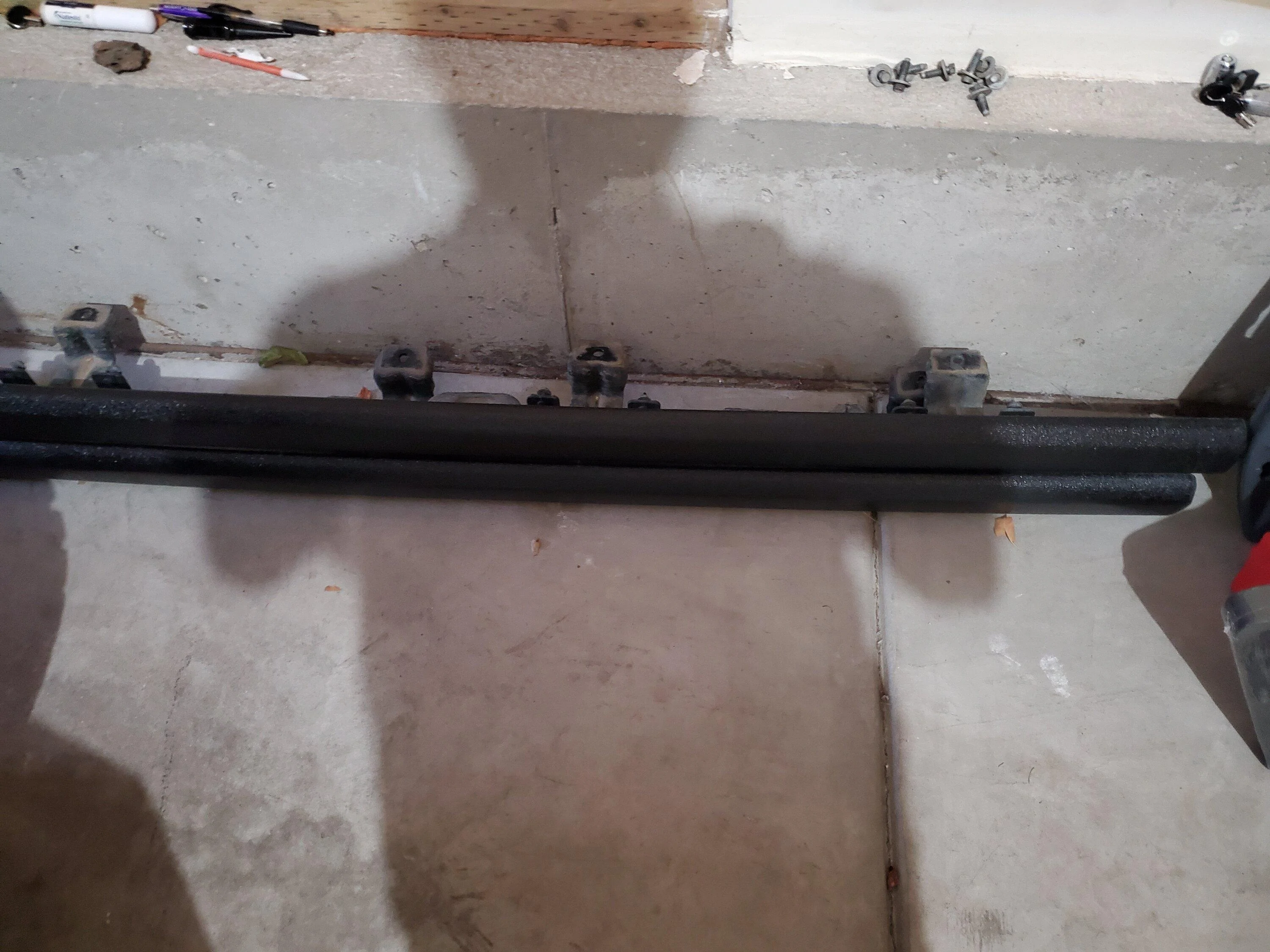 Jeep Gladiator Rubicon rock rails with Line-X coating 20211026_173842