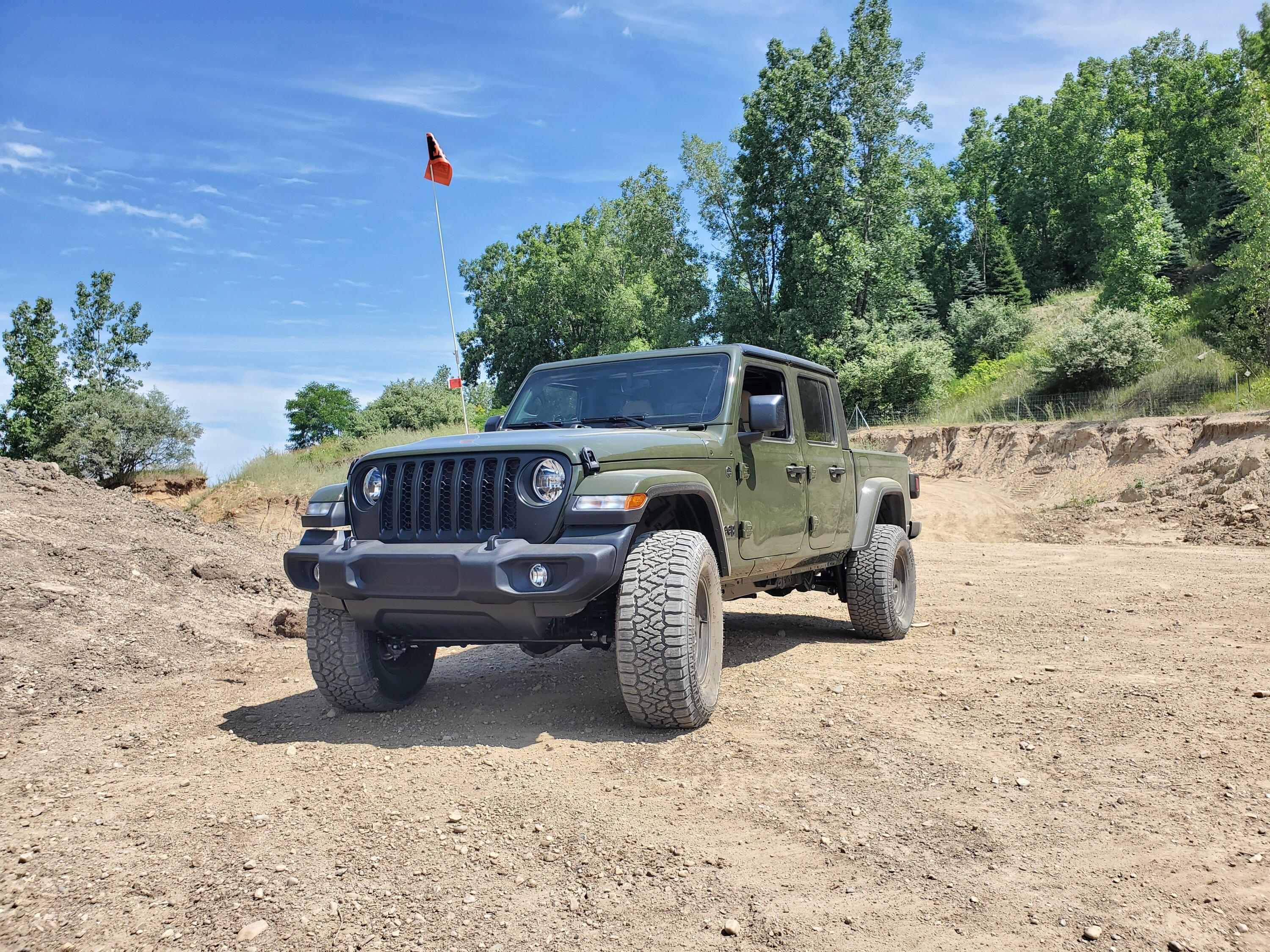 Jeep Gladiator Sarge Green Sport S HIGHLY UNNECESSARY Build Thread 20220702_120149