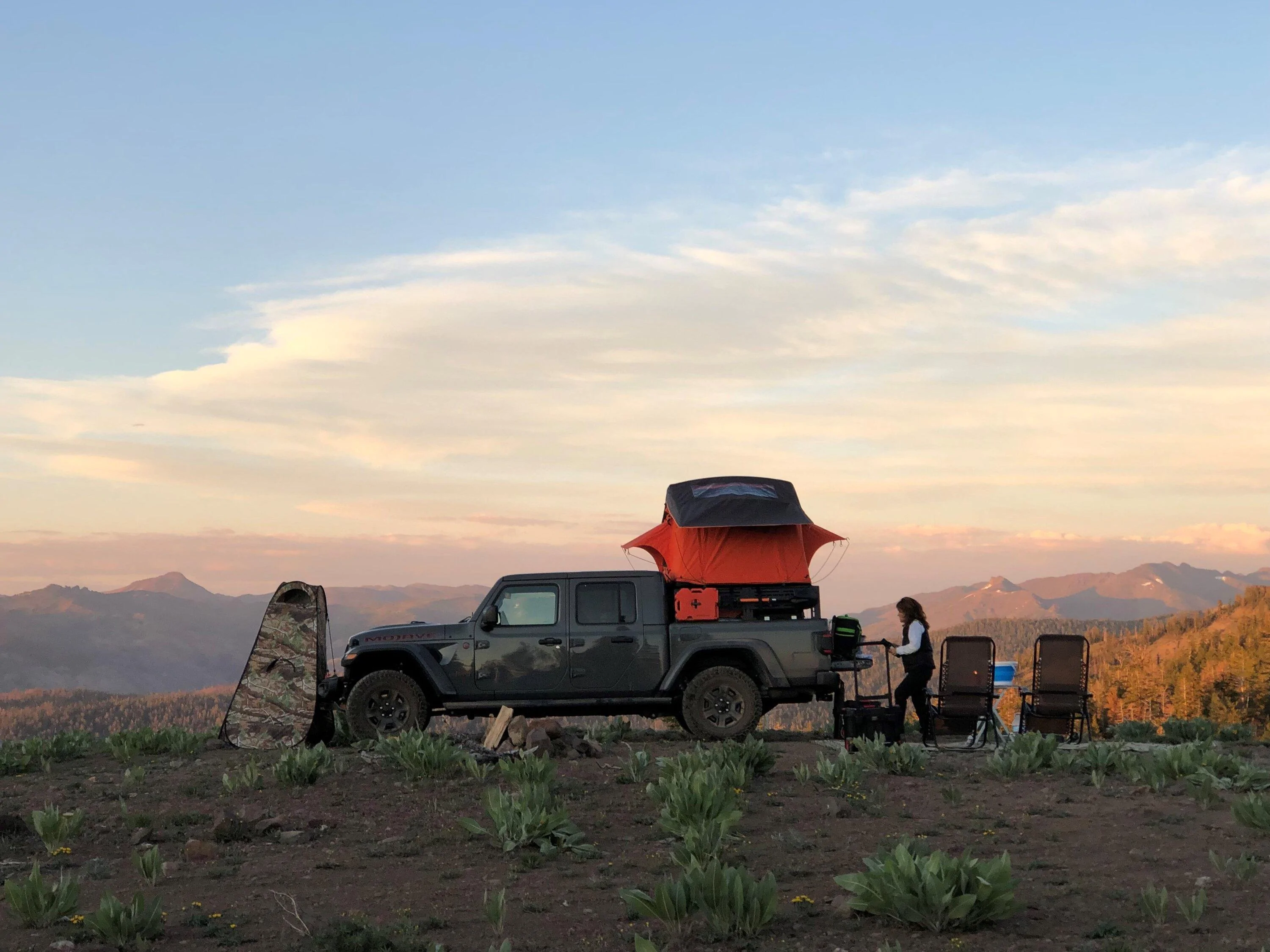 Jeep Gladiator Our first adventure with the Gladiator (Maiden voyage) camp 1