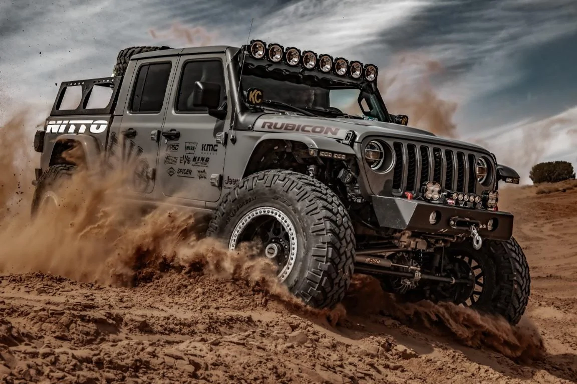 Jeep Gladiator JT High N' Tight Rear Bumper JT DIESEL GREY ENFORCER PRO SAND DUNES PDRX5927-Enhanced-Edit (Medium)