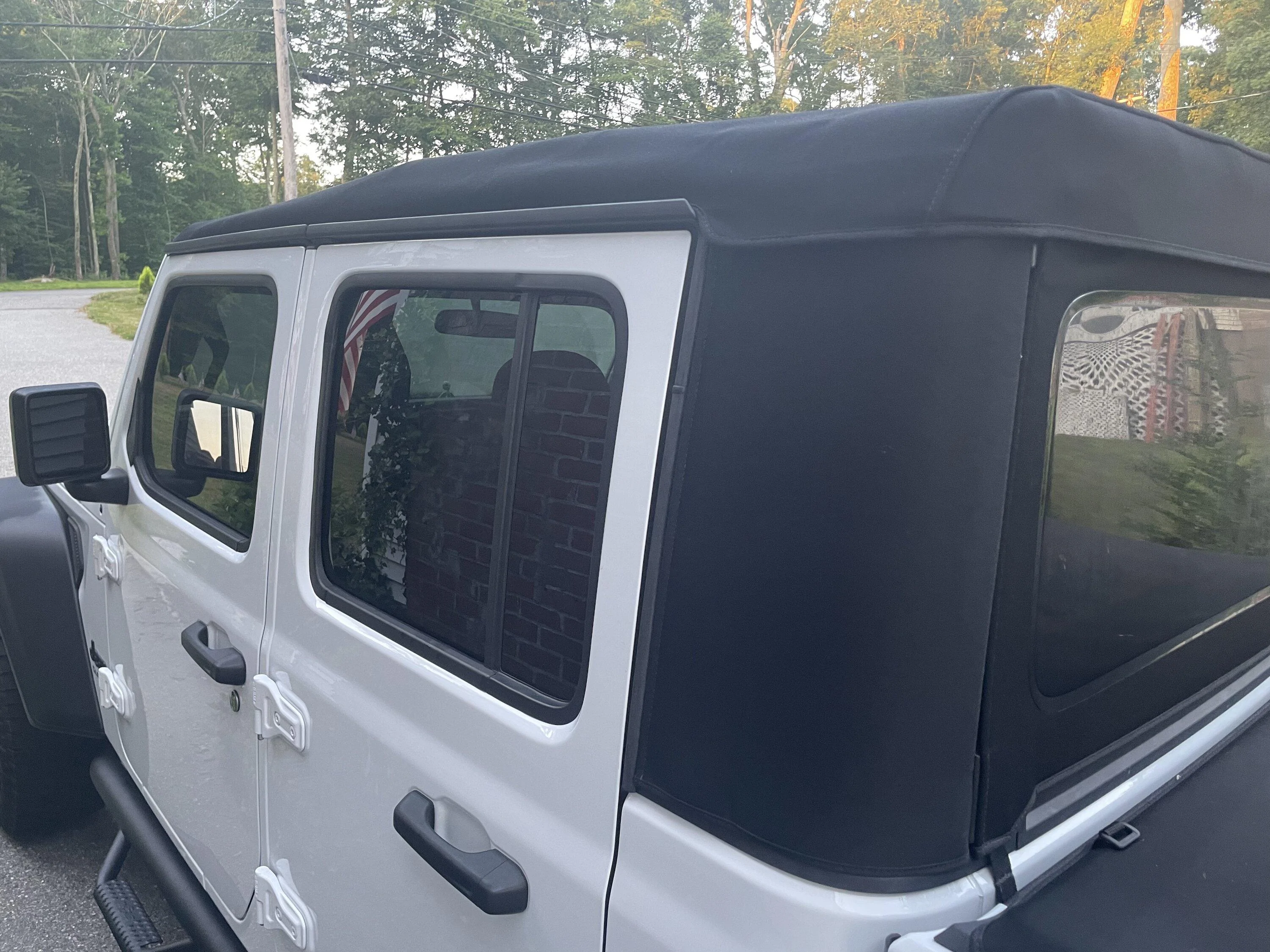 Jeep Gladiator Premium twill soft top with soft top window bag 181FFF62-F942-4262-8FCA-031DFC2E7F2C