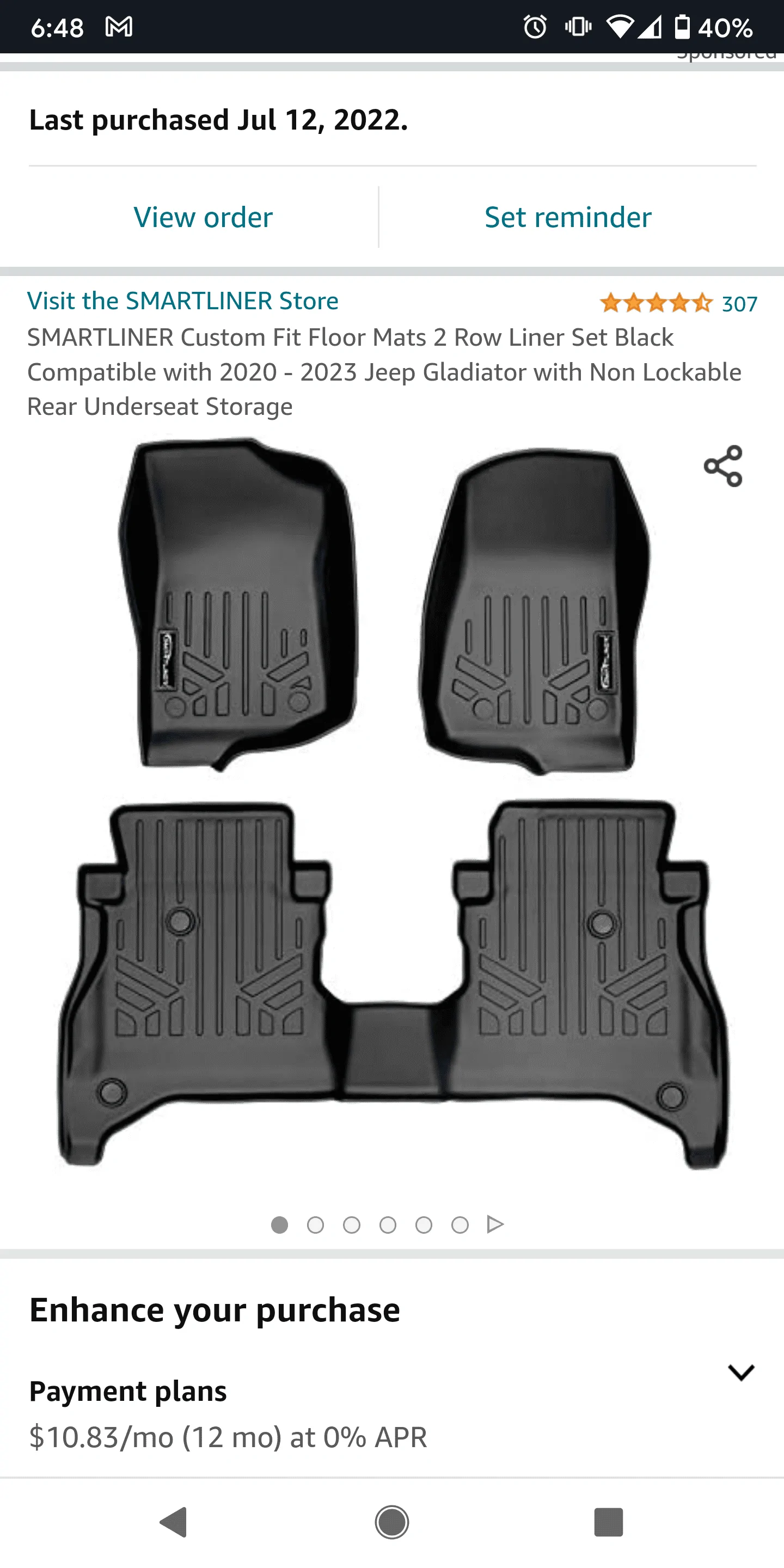 Jeep Gladiator Amazon Prime July 22 Screenshot_20220712-184801