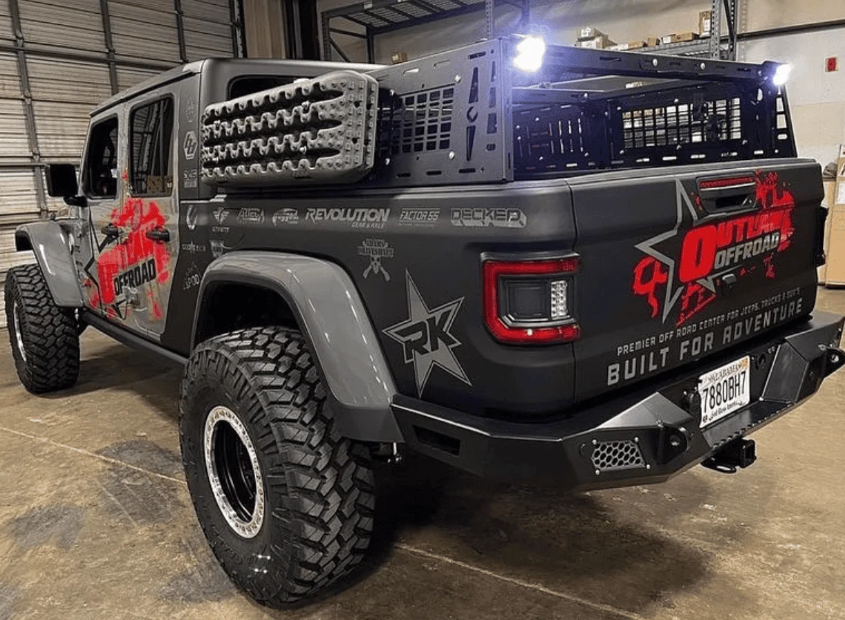Jeep Gladiator CavFab JT Gladiator Crawler Series Rear Bumper Screen Shot 2022-07-13 at 1.07.33 PM