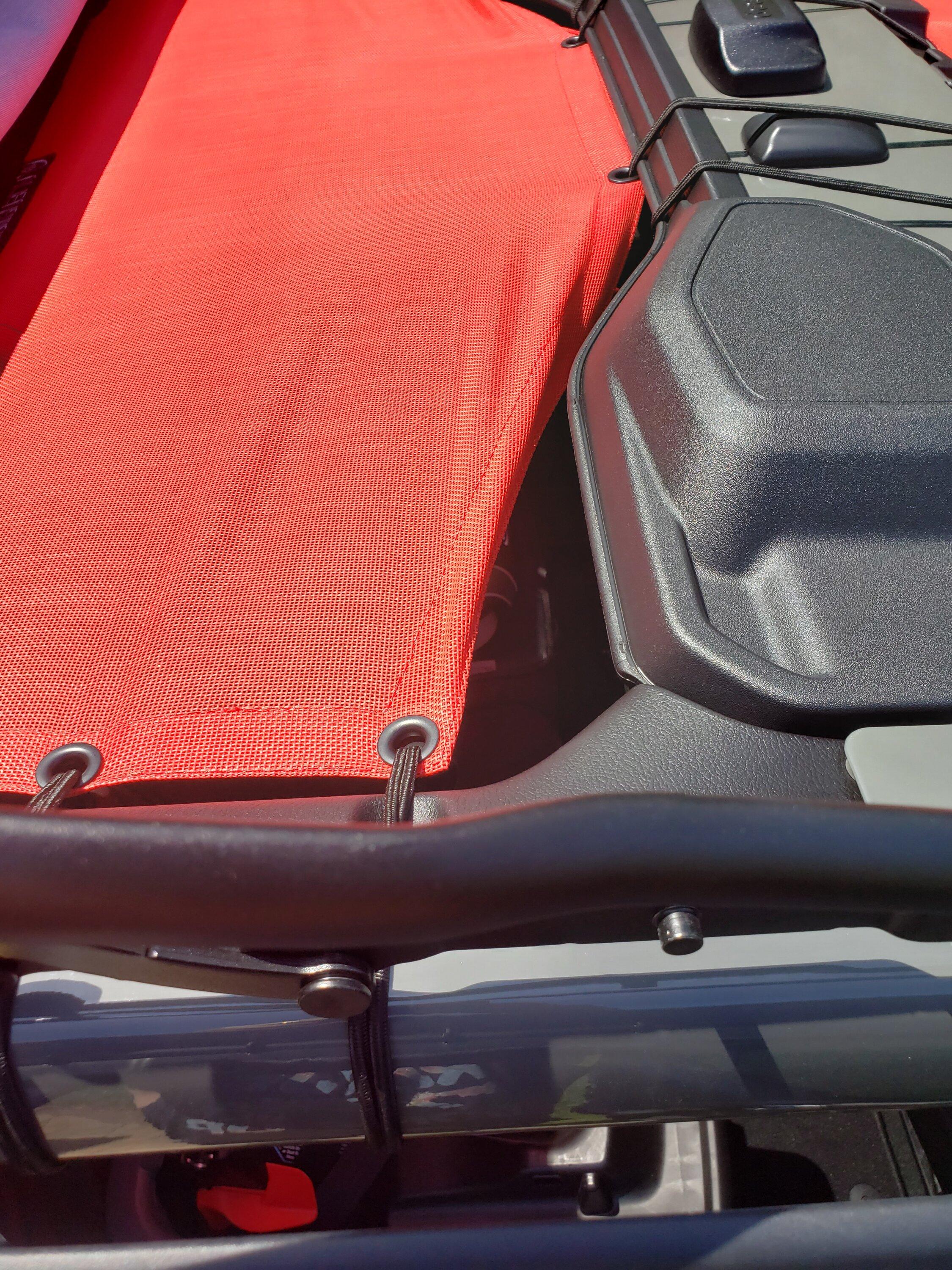 Jeep Gladiator Alien sunshade  .....  is mine messed up? 20220713_150108