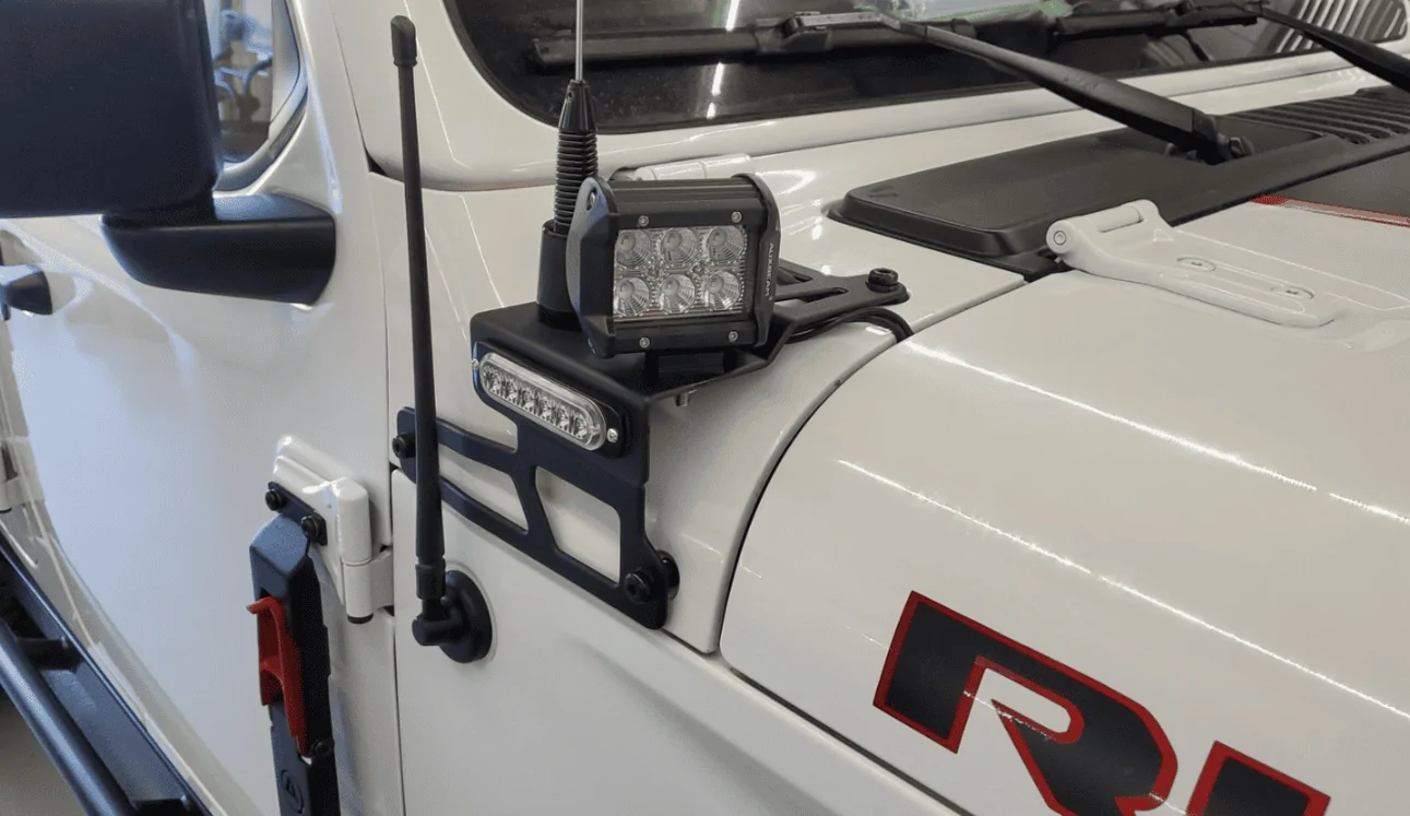 Jeep Gladiator MOPAR A-Pillar bracket side light. A pillar bracket