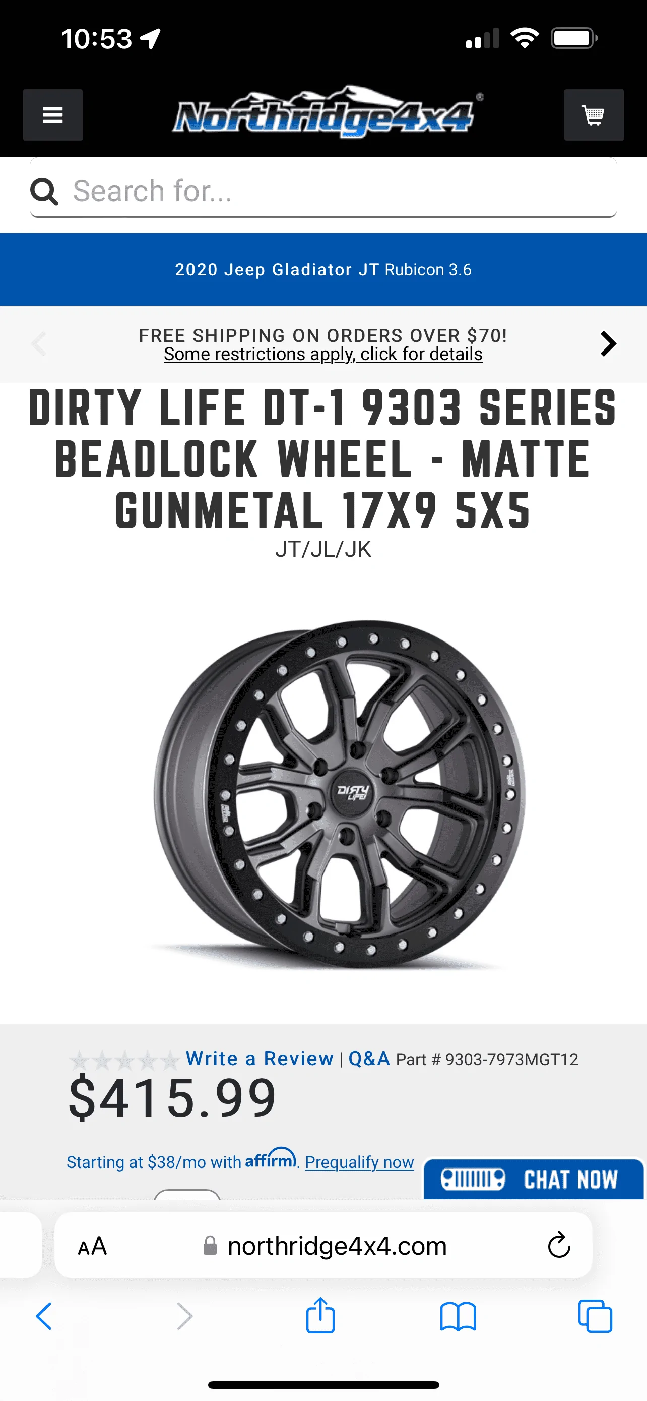 Jeep Gladiator Dirty life DT-1 wheels $1100 obo 20D1D6FE-23C2-4DCE-87AD-BD86828F60D5