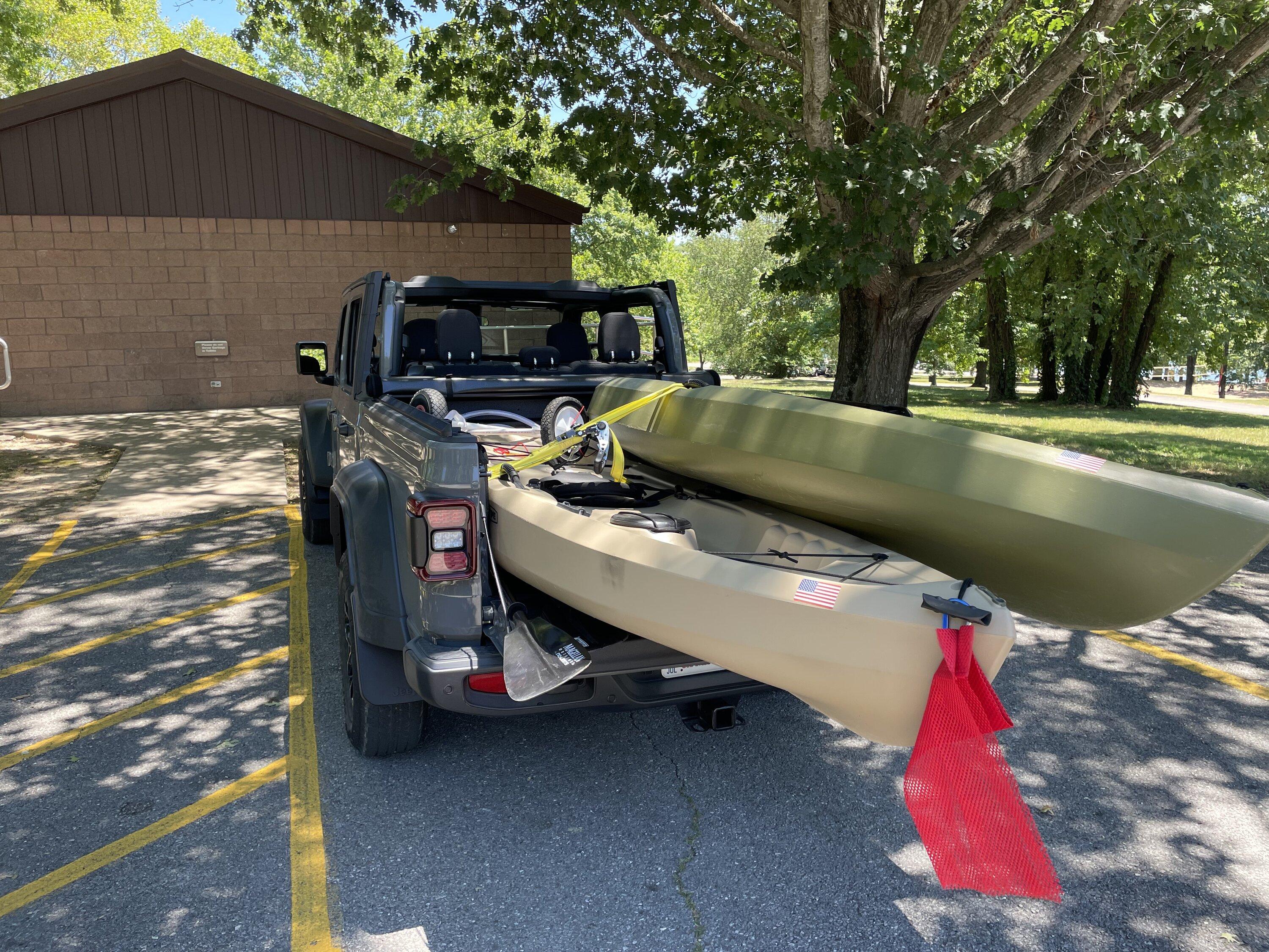 Jeep Gladiator How do you guys carry your kayaks? 37D0A7EF-29A6-4296-8EB7-9A9B9EEDCFE9