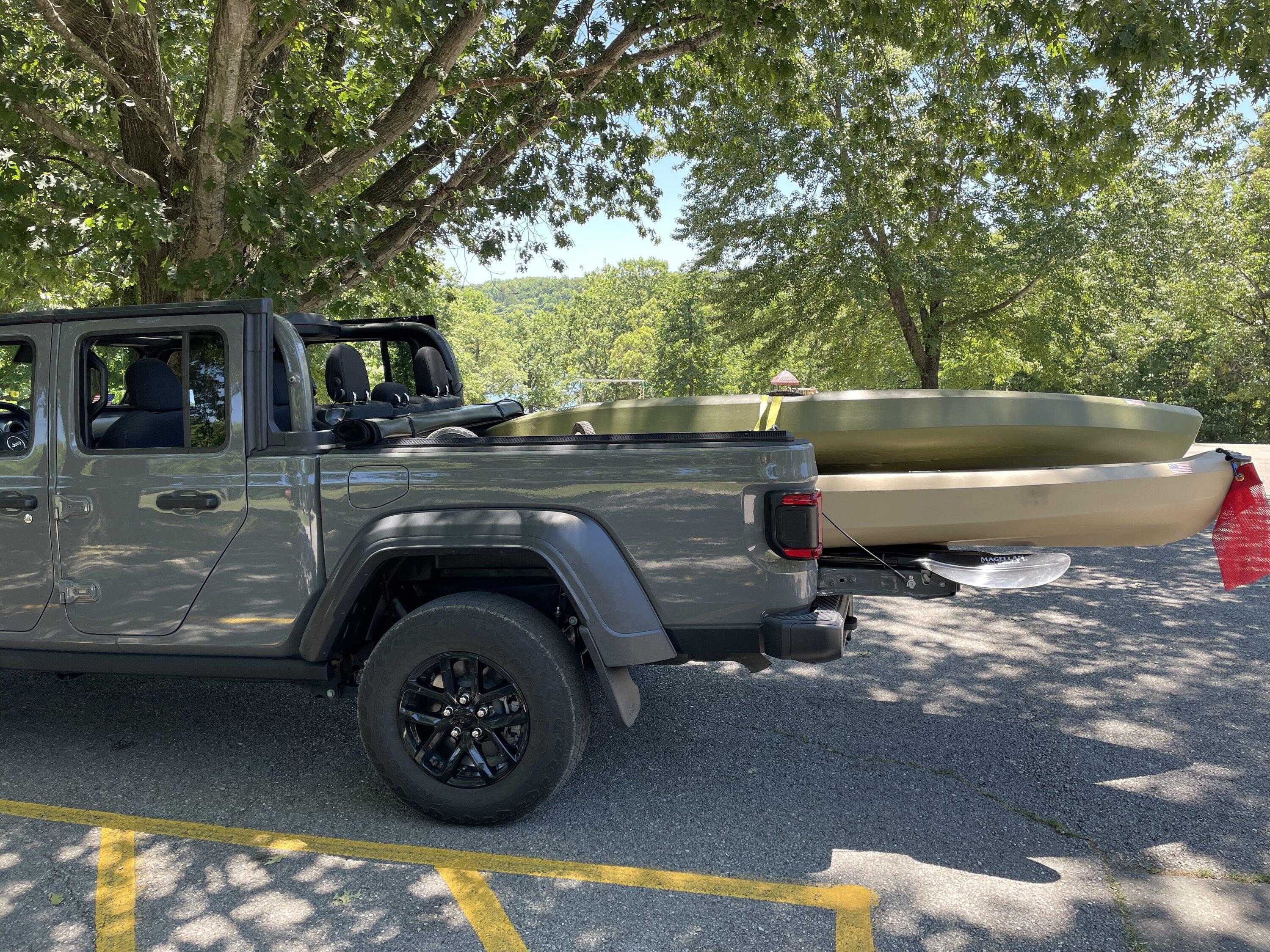 Jeep Gladiator How do you guys carry your kayaks? D88E6692-FF74-43E8-8FFB-D82F4E735F4D