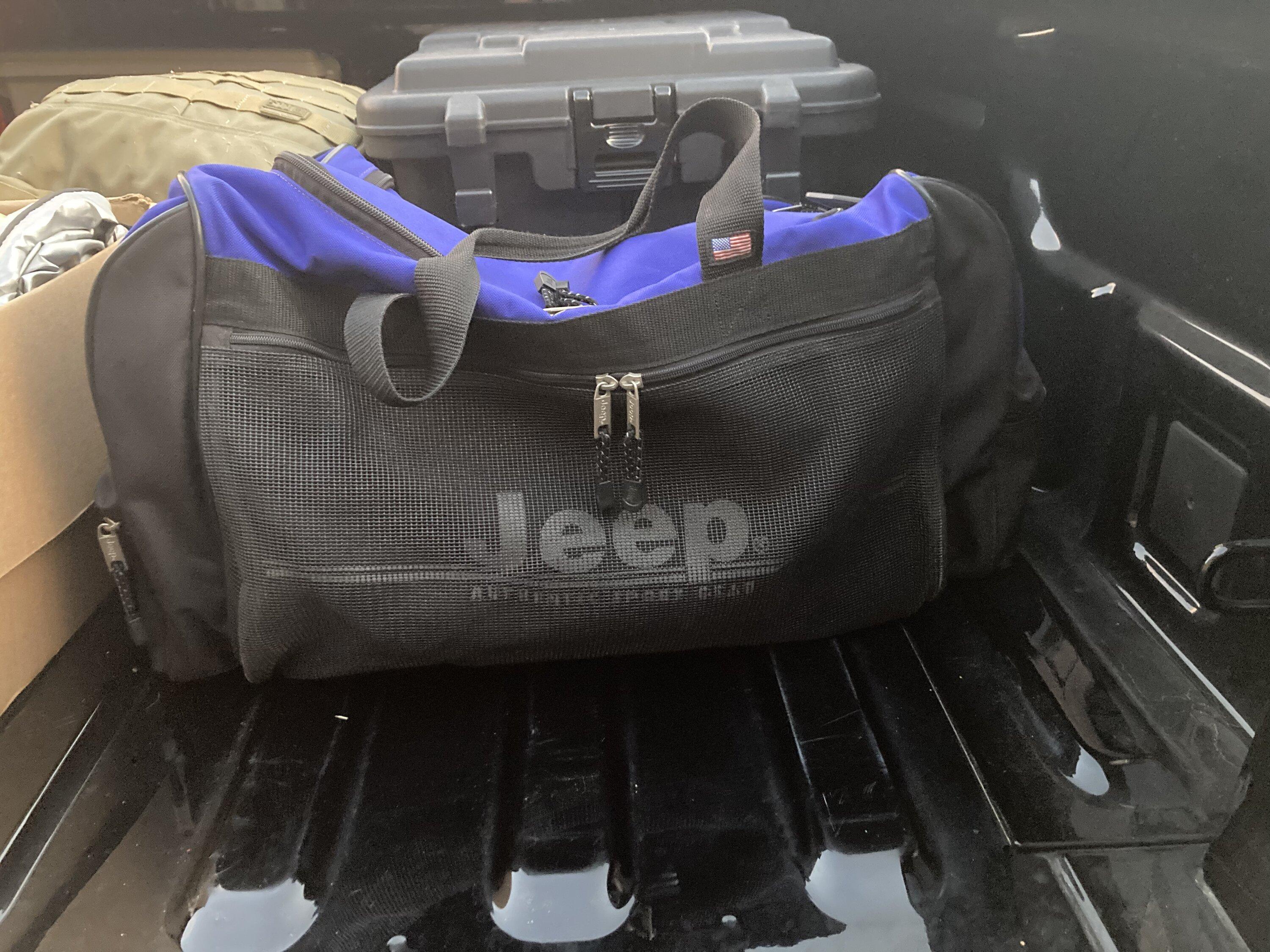 Jeep Gladiator Use For My Old Jeep Duffle Bag C59D8E38-52F4-492C-847D-36F6AF0C5872